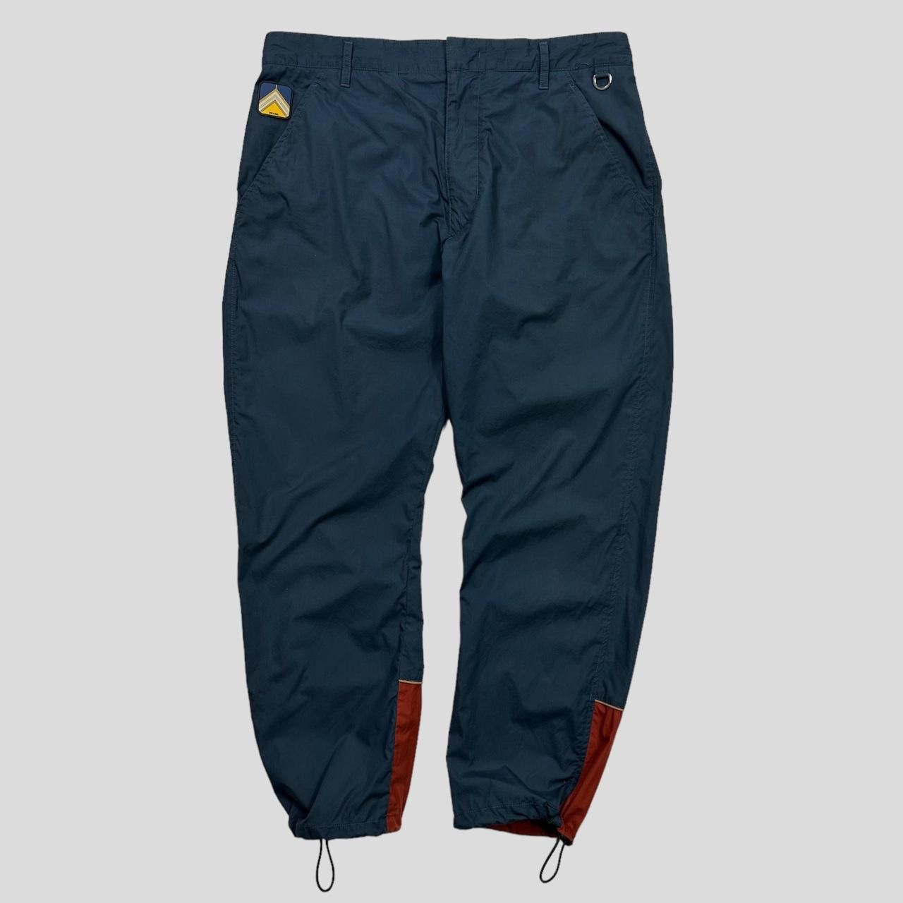 Prada Prada Milano 2017 Rubber Logo Tech Trousers - M/L Size US 35 - 3 Thumbnail
