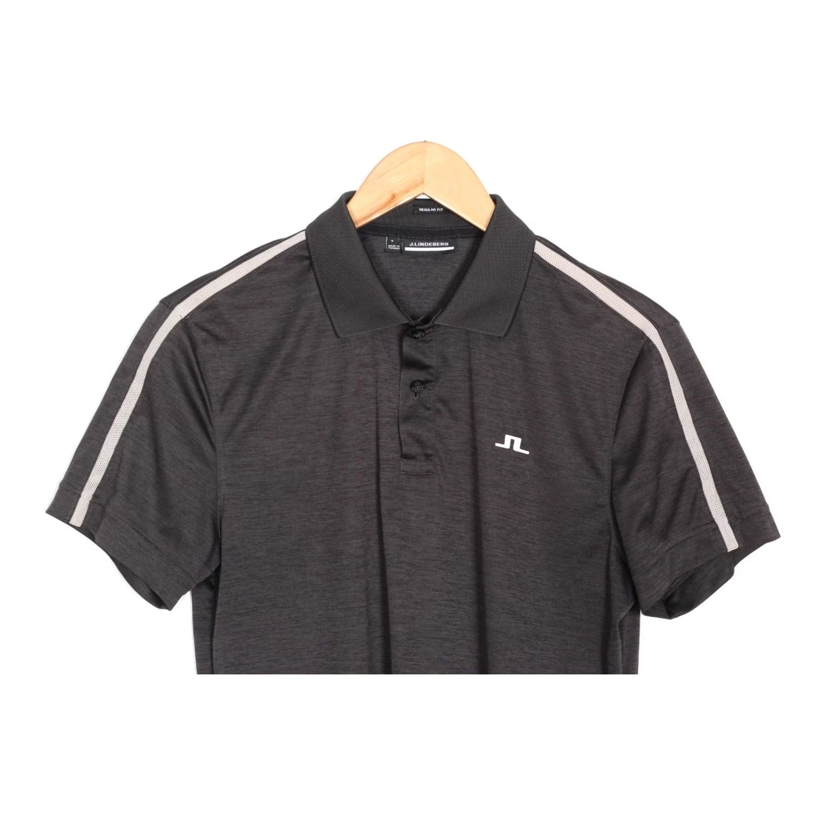 J.Lindeberg J.LINDEBERG Golf Polo Shirt Men S Grey Regular Fit Short Sleeve FLINN VR3968 Size US S / EU 44-46 / 1 - 2 Thumbnail