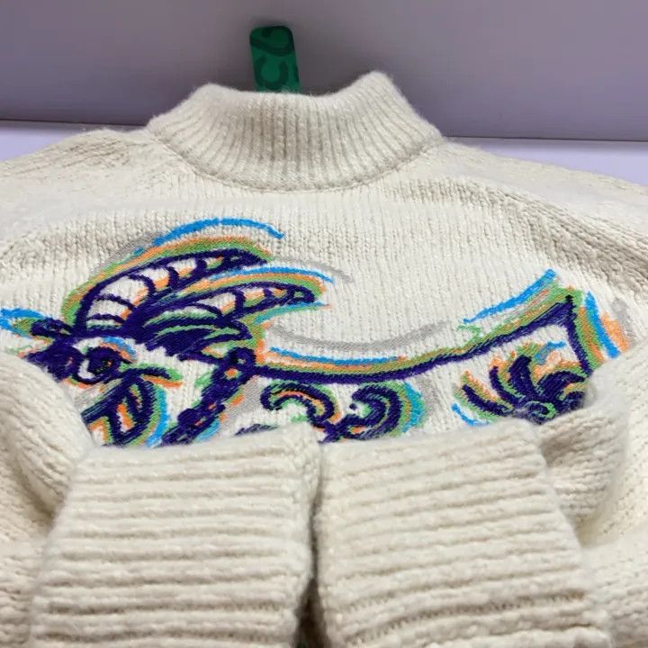 Dior Dior Dior x Kenny Scharf Embroidered Long Sleeve Knitwear Size US L / EU 52-54 / 3 - 8 Thumbnail