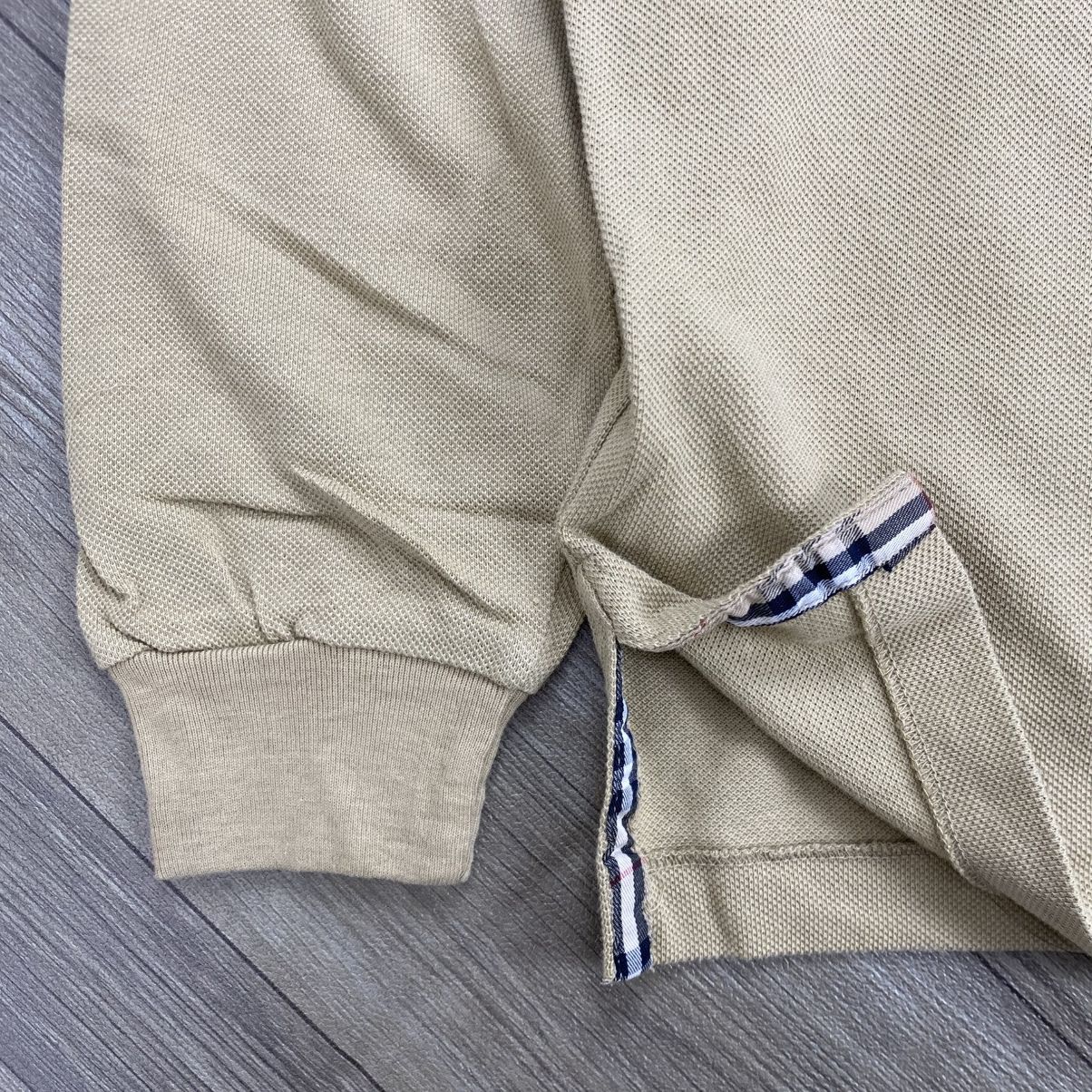 Burberry Vintage Burberrys London Nova Check Long Polo Shirt Size US M / EU 48-50 / 2 - 6 Thumbnail