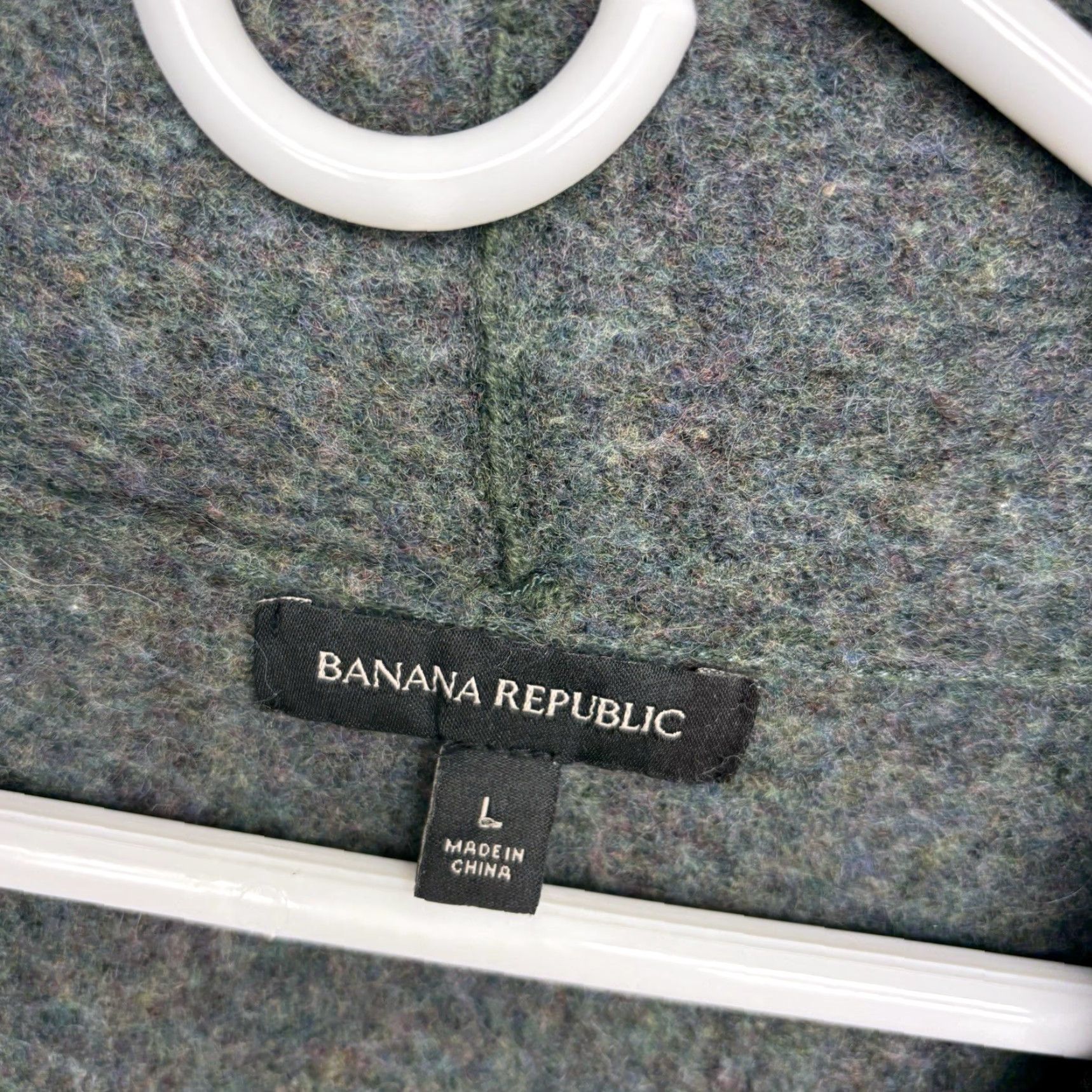Banana Republic Banana Republic Cardigan Womens Large Grey Merino Wool Knit Open Button Sweater Size L / US 10 / IT 46 - 7 Thumbnail