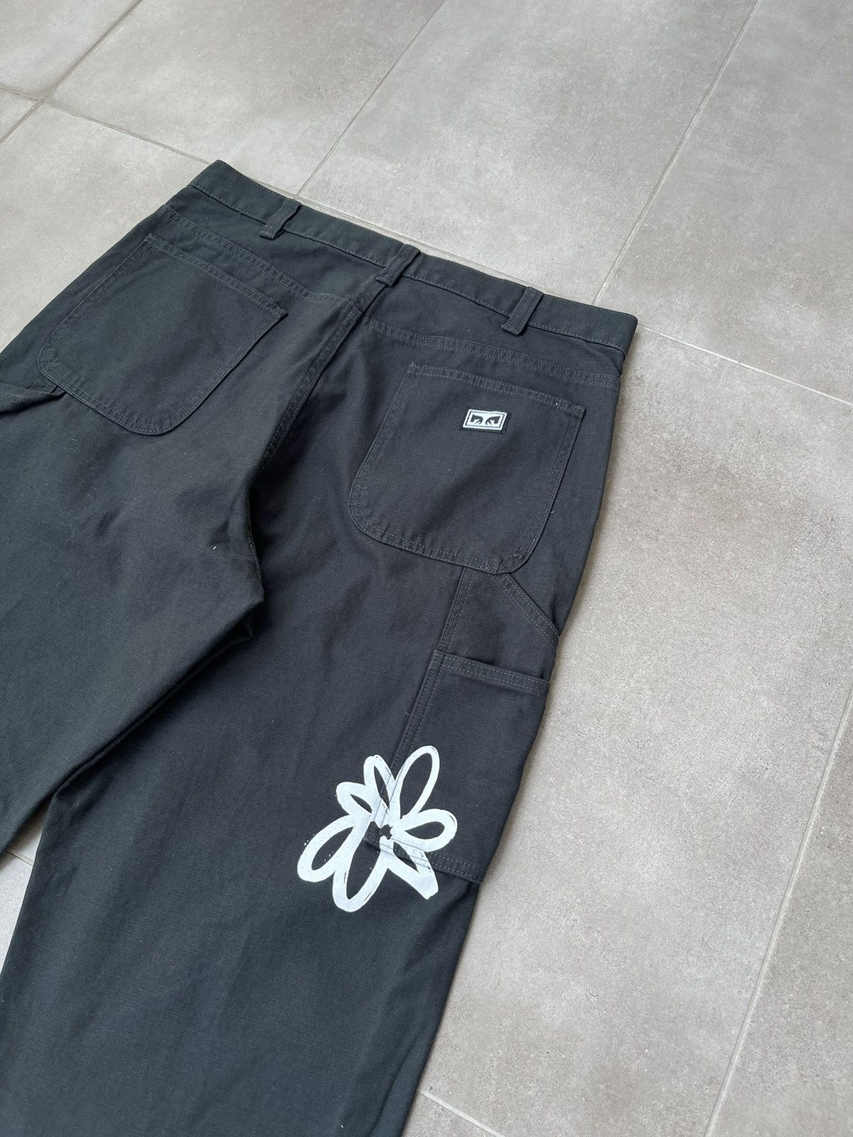 Obey !DS! SS23 Obey Big Timer Twill Printed Carpenter Work Pants Size US 32 / EU 48 - 14 Thumbnail
