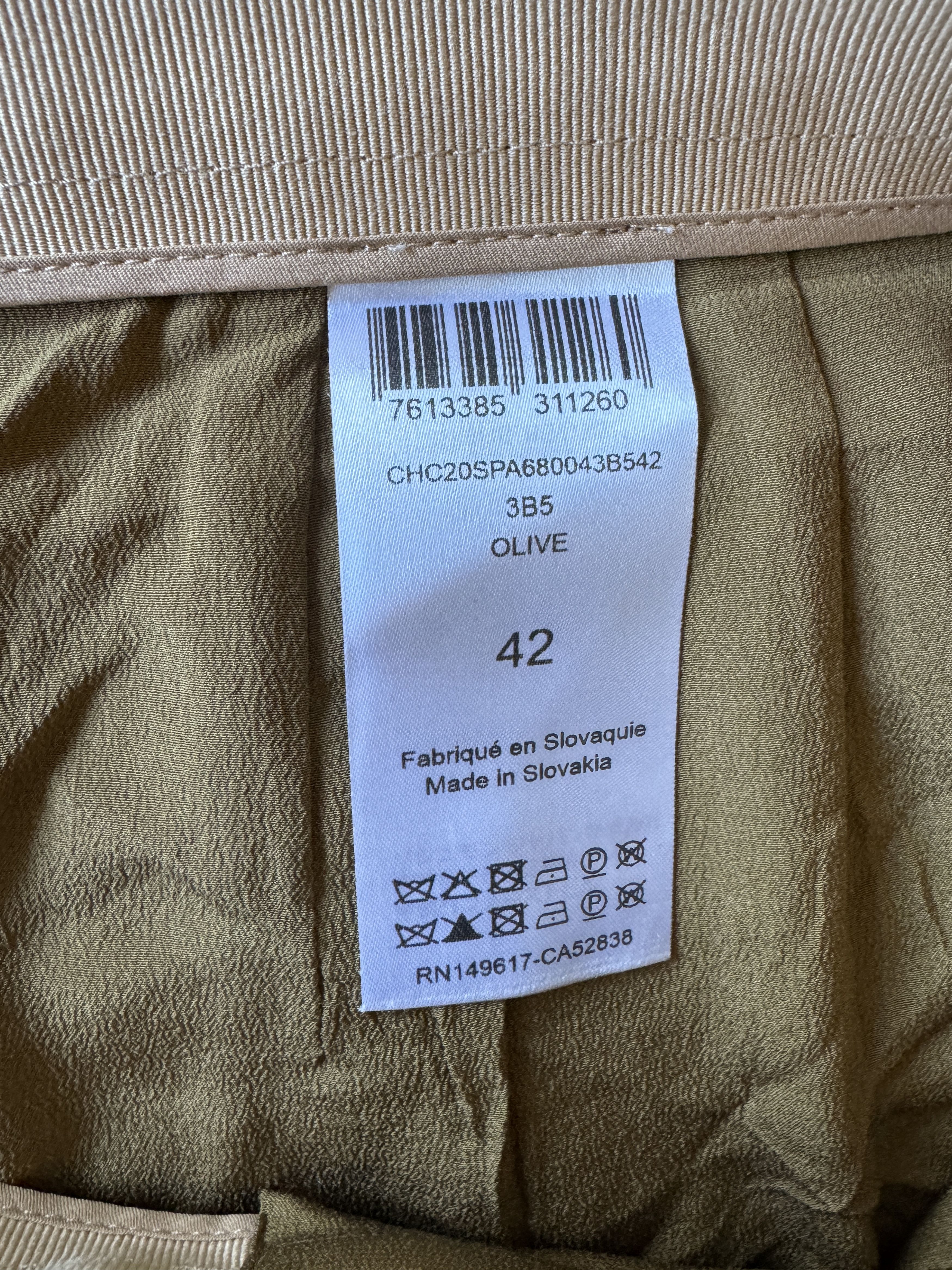 Chloe Beige Tailored Cotton Trousers Size 32" / US 10 / IT 46 - 23 Thumbnail