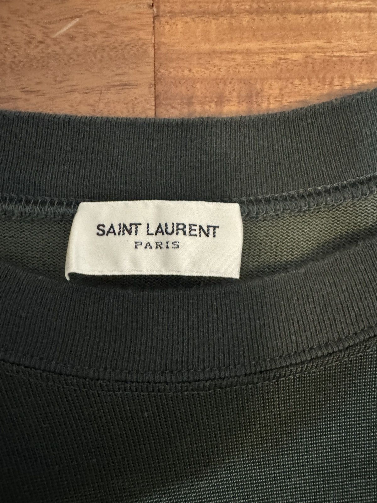 Saint Laurent Paris Saint laurent rive gauche jersey tee Size US S / EU 44-46 / 1 - 2 Thumbnail
