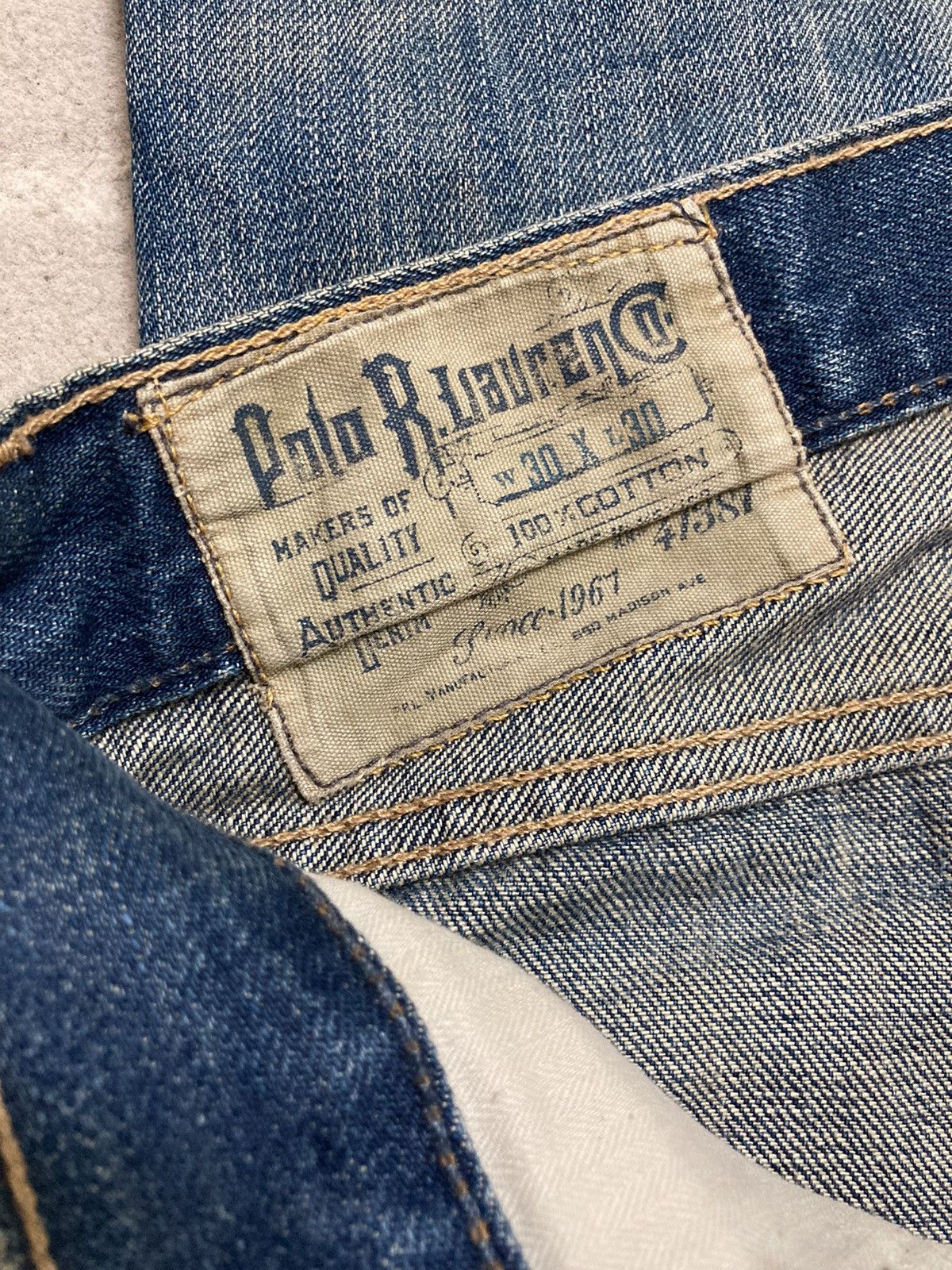 Polo Ralph Lauren Vintage Distressed Polo Ralph Lauren Classic Denim Size US 30 / EU 46 - 16 Thumbnail