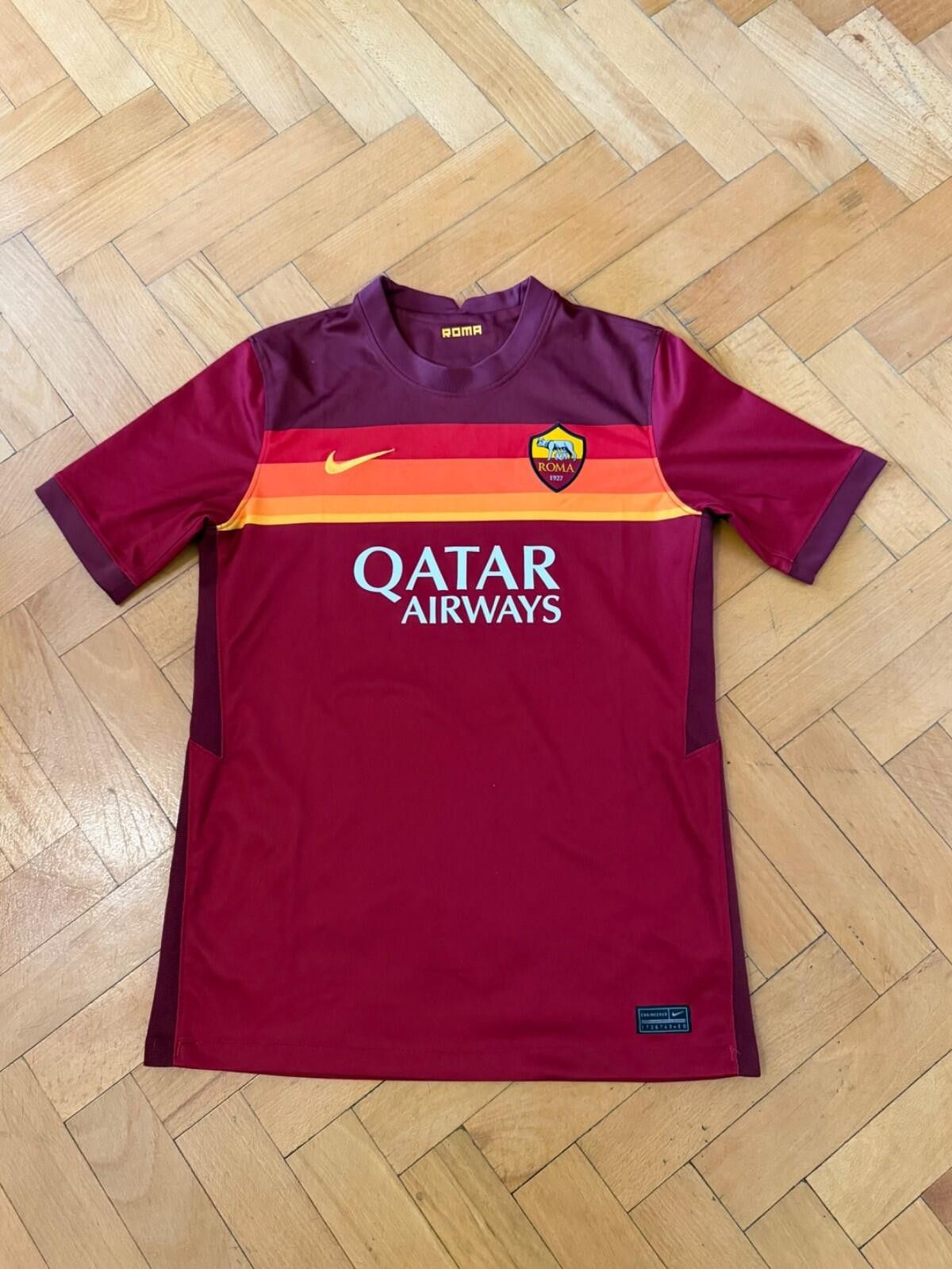 Nike Nike AS Roma 2020/21 Home Football Jersey Sz XL(Boys) Size US XS / EU 42 / 0 - 1 Thumbnail