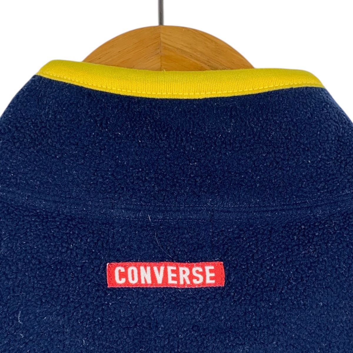 Converse CONVERSE Streetwear Big Logo Half Zipper Pullover Jumper Size US M / EU 48-50 / 2 - 6 Thumbnail