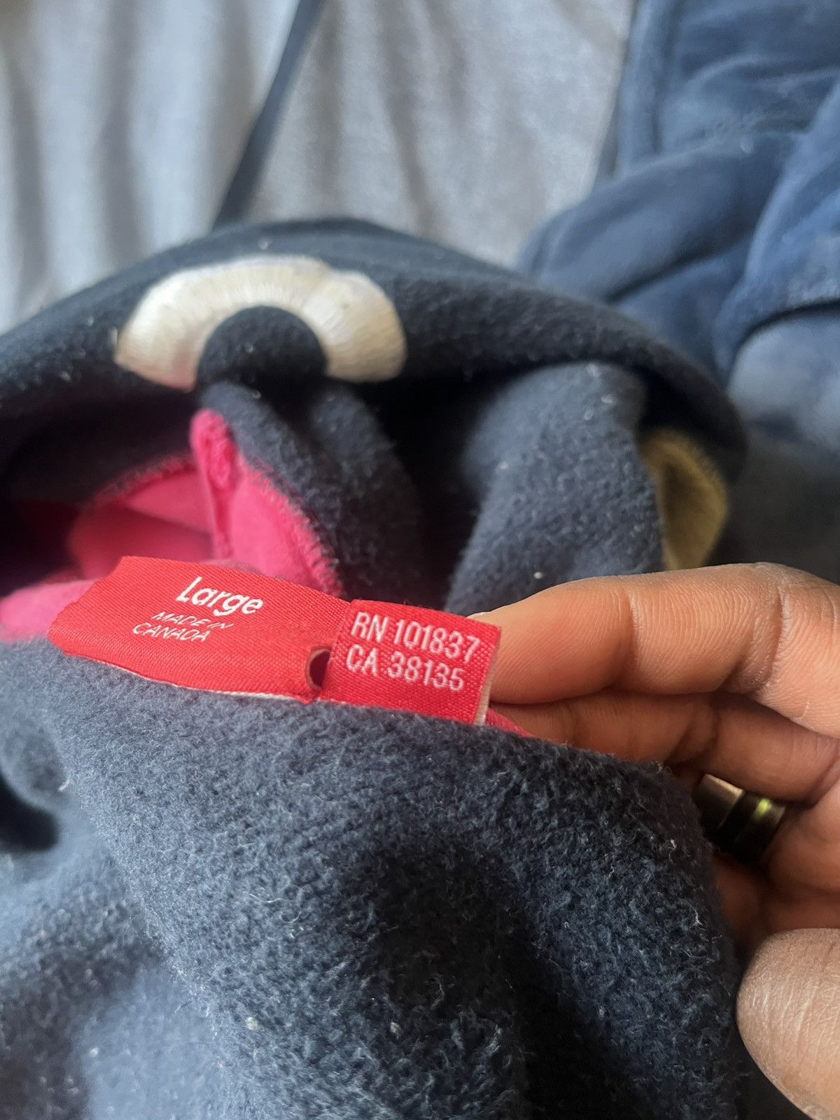 Japanese Brand Supreme S Logo Colorblocked Hooded Sweatshirt - Size Large Size US L / EU 52-54 / 3 - 12 Thumbnail
