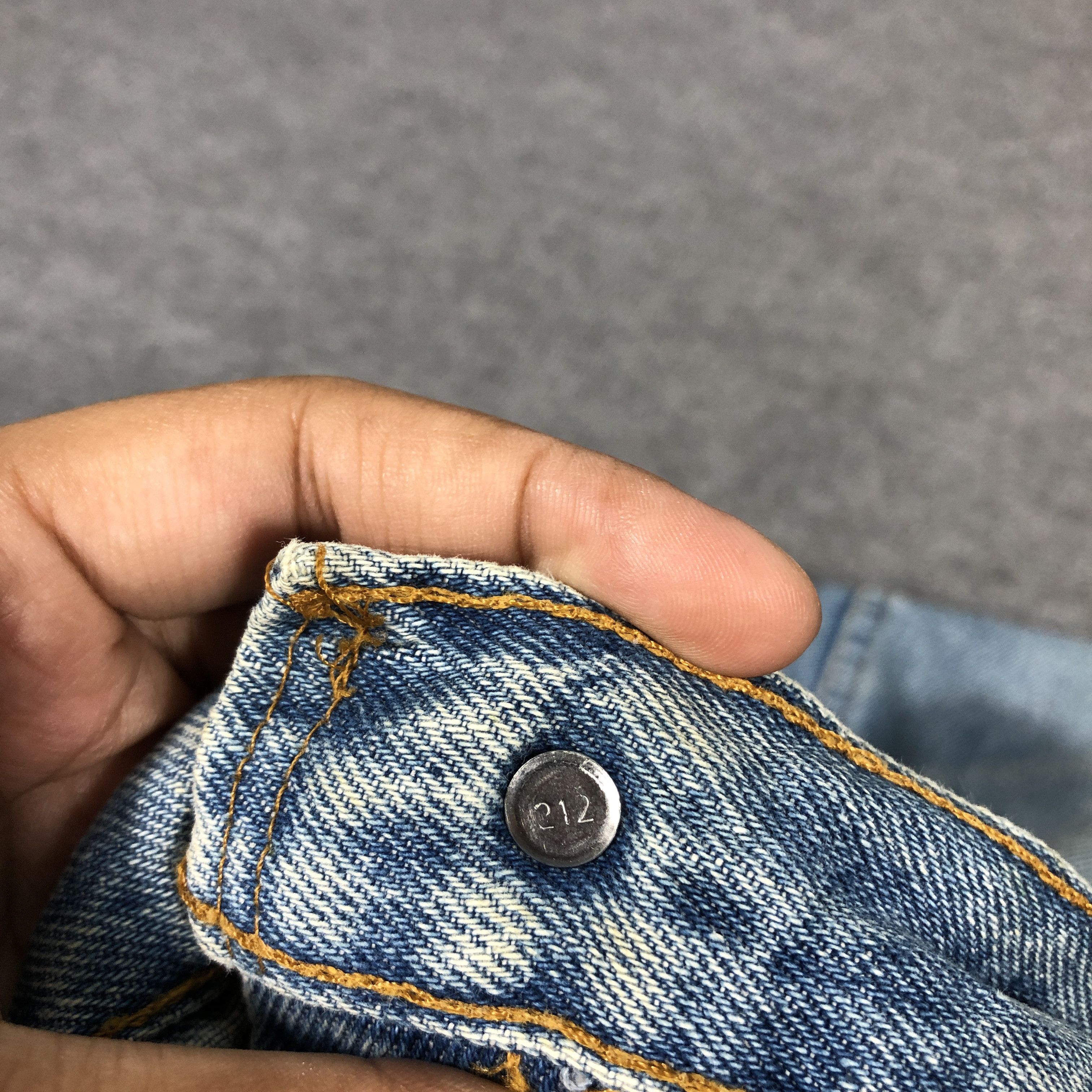 Levi's × Vintage 90s Vintage Levis Jeans Orange Tab L1019 Size US 38 / EU 54 - 11 Thumbnail