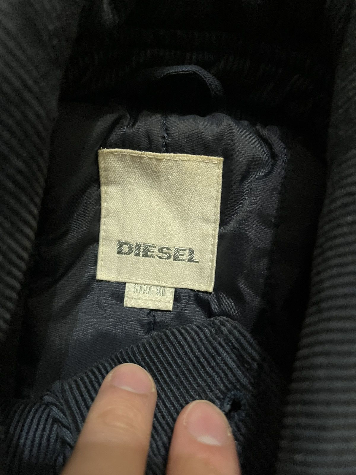 Diesel rare vintage diesel corduroy jacket with nylon sleeve Size XL / US 12-14 / IT 48-50 - 8 Thumbnail