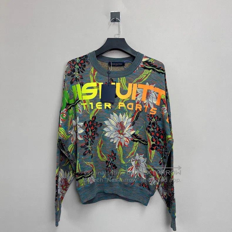 Louis Vuitton Louis Vuitton Show Floral Knit sweater Size US L / EU 52-54 / 3 - 1 Thumbnail