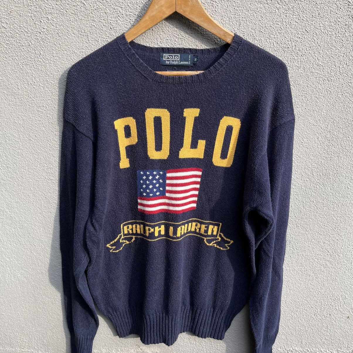 Polo Ralph Lauren Vintage POLO RALPH LAUREN wool jumper crewneck Size US M / EU 48-50 / 2 - 2 Thumbnail