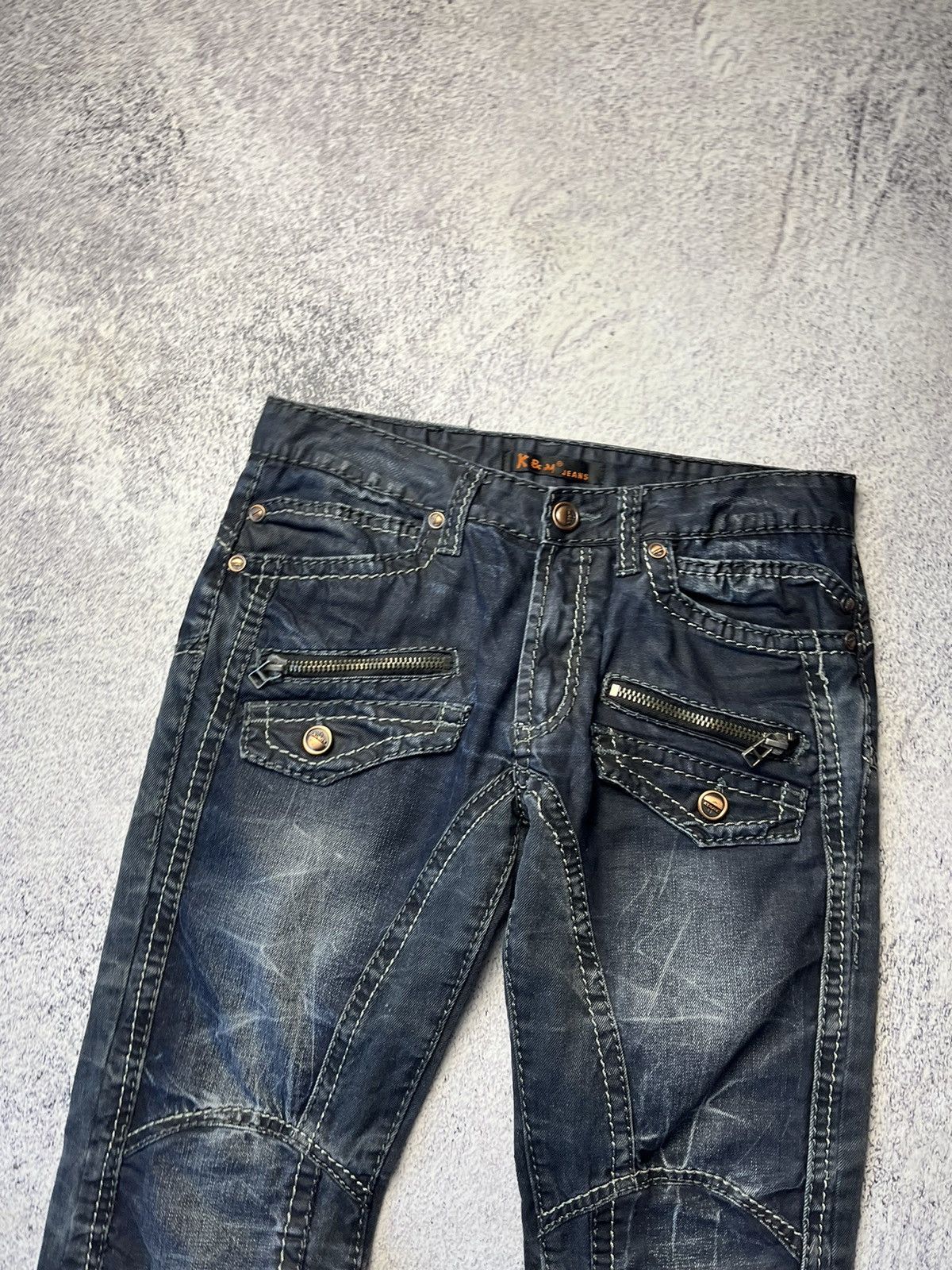 Japanese Brand 0Os VINTAGE Avant Garde Japanese Style Baggy Pants Y2K Size US 32 / EU 48 - 2 Thumbnail