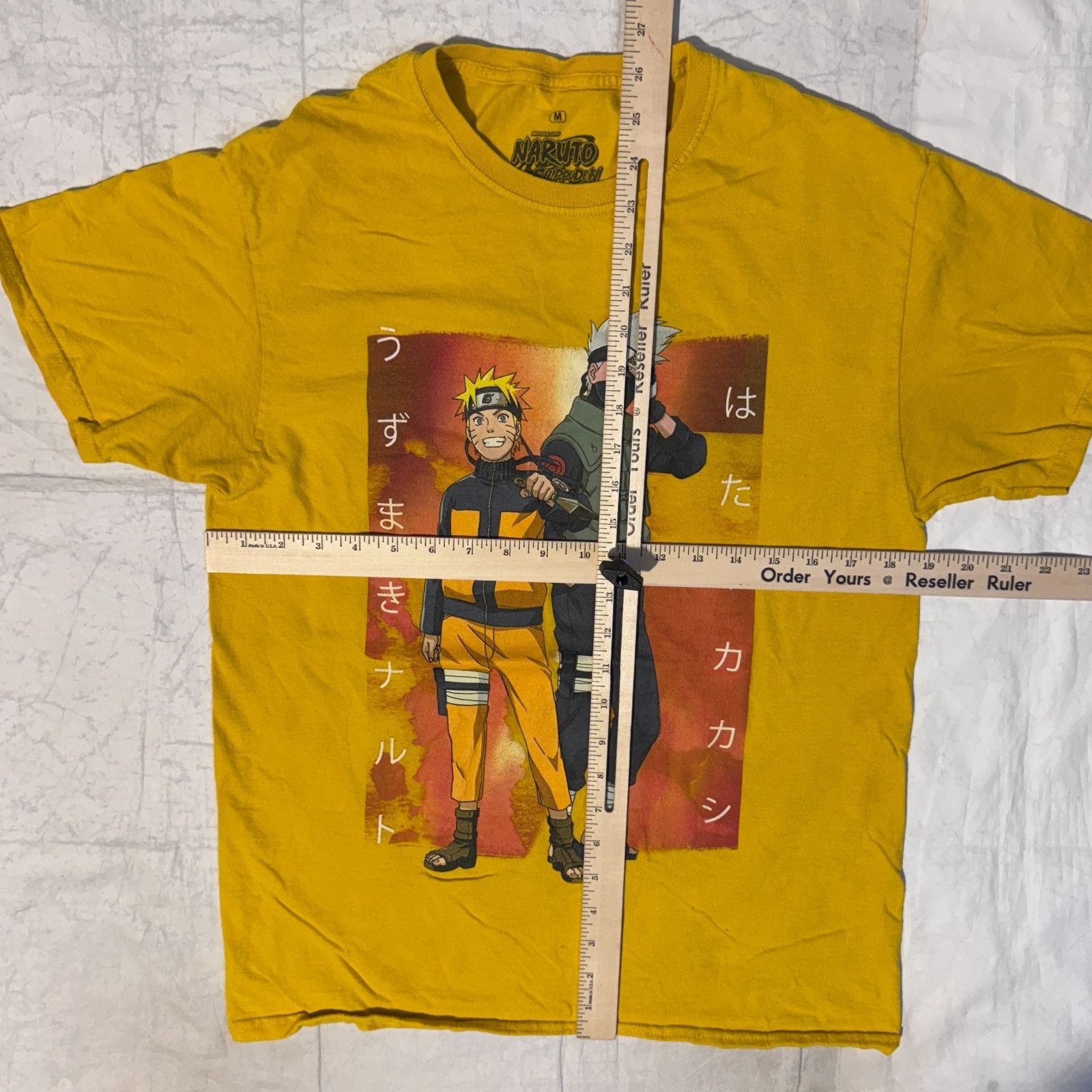 Ripple Junction Naruto Shippuden Kakashi Hatake & Naruto Uzumaki Yellow Anim Size US M / EU 48-50 / 2 - 6 Thumbnail