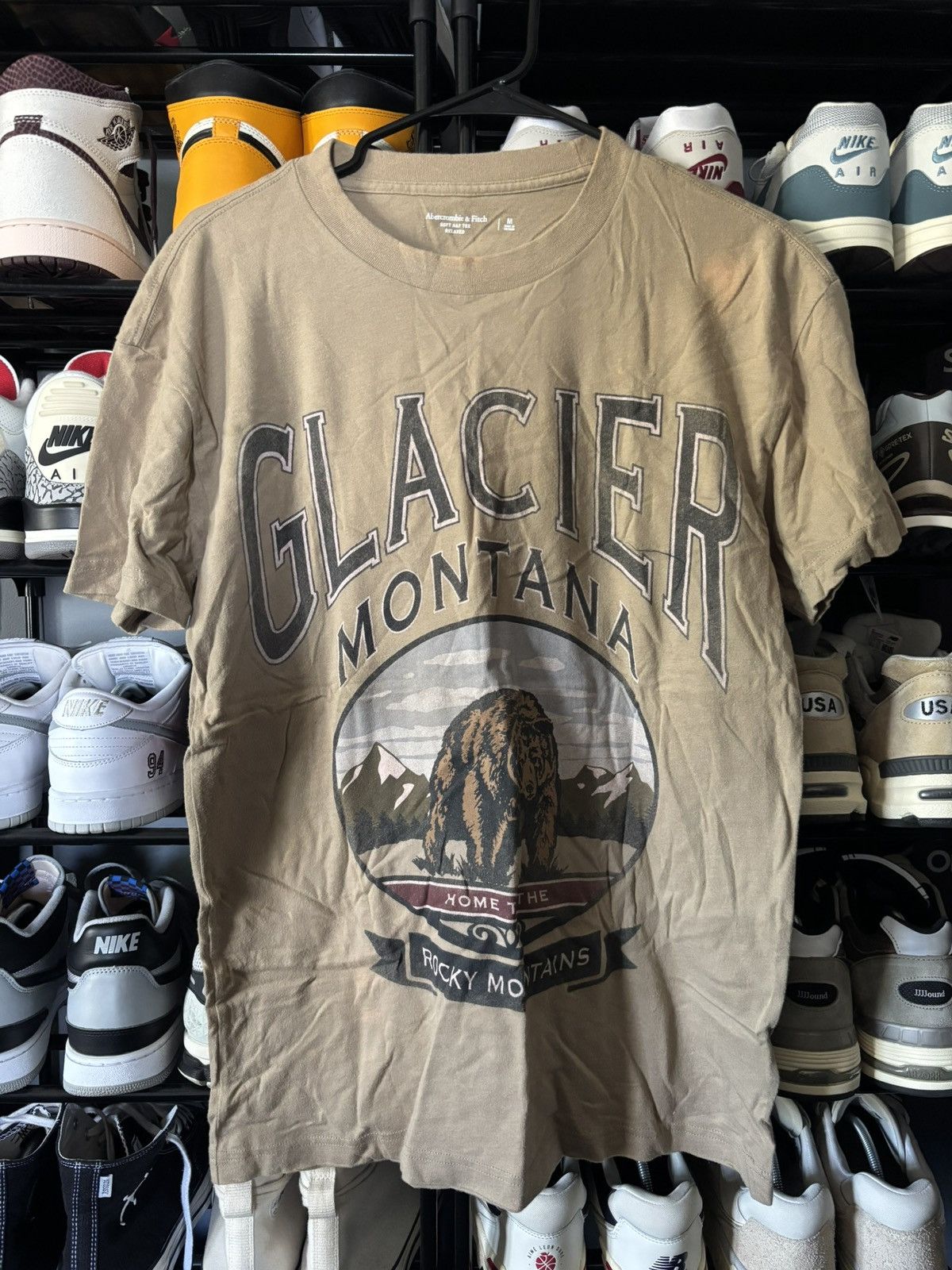 Abercrombie & Fitch Glacier Montana Vintage Tee Size US M / EU 48-50 / 2 - 1 Thumbnail