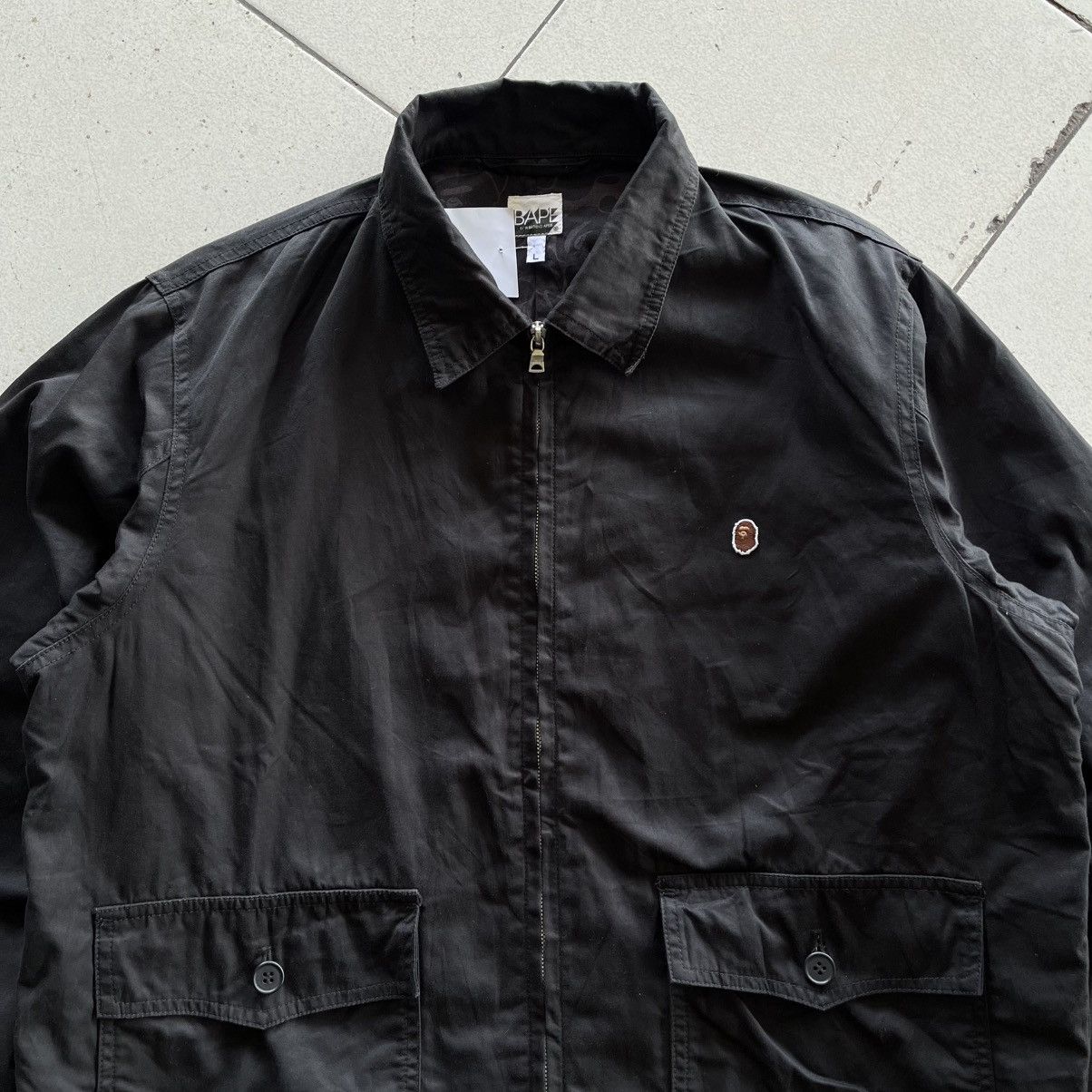 Bape Vintage Bape A Bathing Ape Work Jacket Double Pocket Size US L / EU 52-54 / 3 - 2 Thumbnail