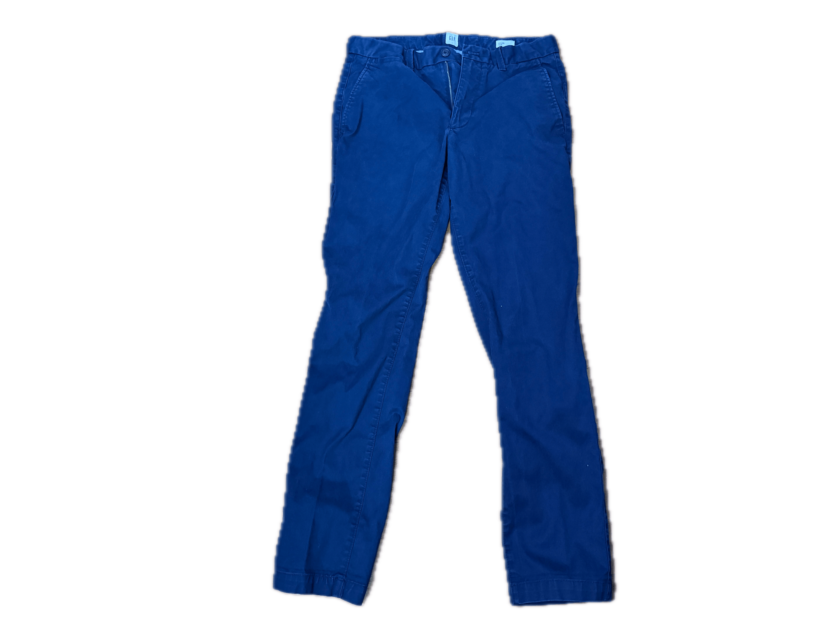 Gap 31x32 GAP Men's Slim Fit Chinos Navy Blue Khaki Dress Pants Size US 32 / EU 48 - 1 Thumbnail