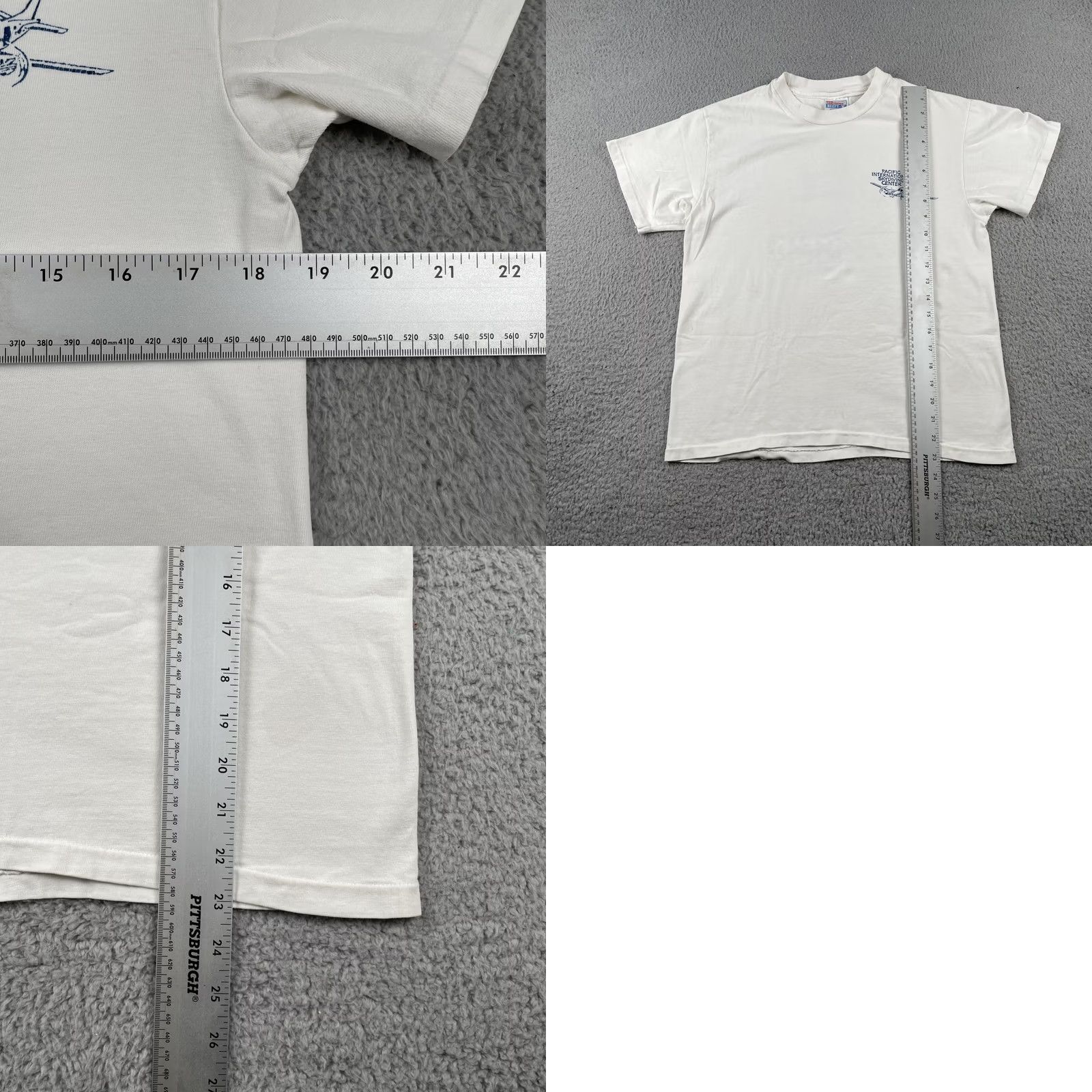 Hanes VINTAGE Hanes Beefy-T Shirt M White Size US M / EU 48-50 / 2 - 10 Thumbnail