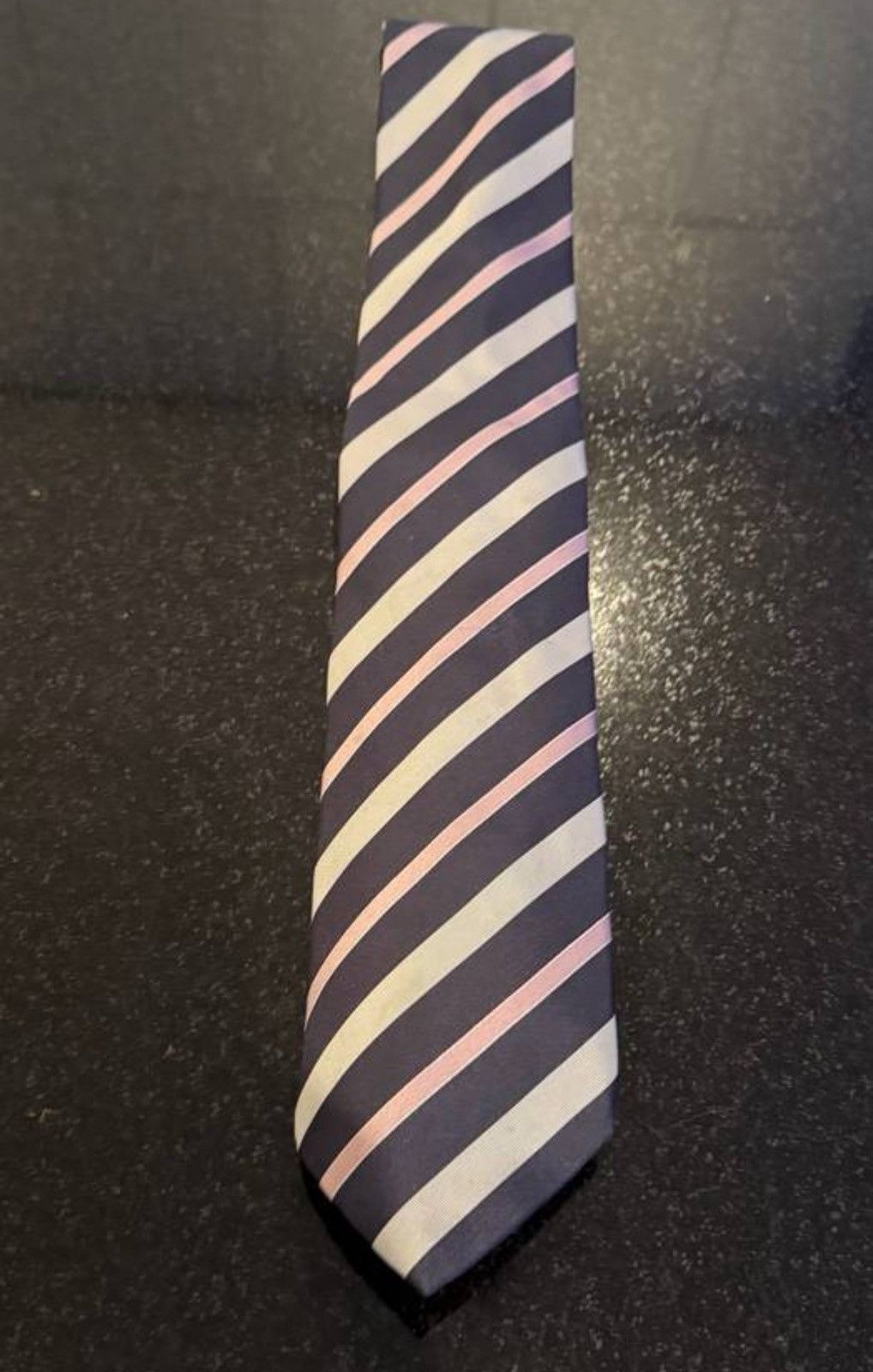 Hugo Boss Striped Hugo Boss 100% Silk Tie Size ONE SIZE - 3 Thumbnail