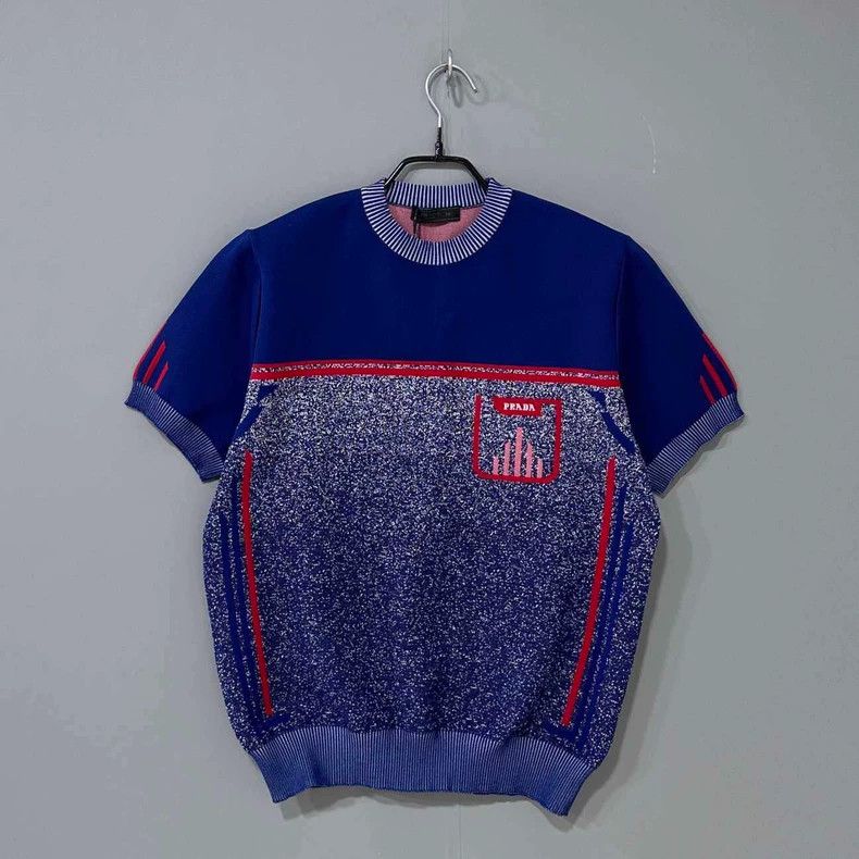 Prada Short Sleeve Knitted Top- DMC