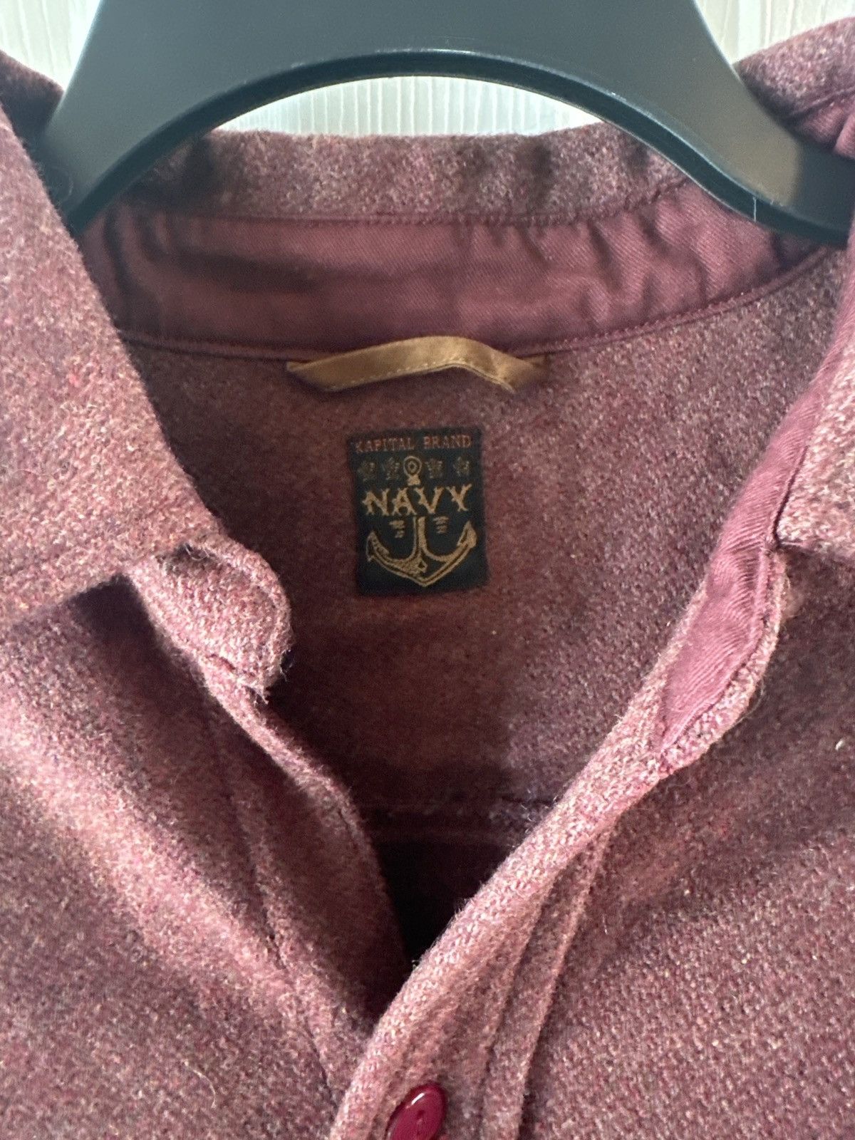 Kapital Kapital wool slappy coat. Burgundy red Size US XXL / EU 58 / 5 - 3 Thumbnail