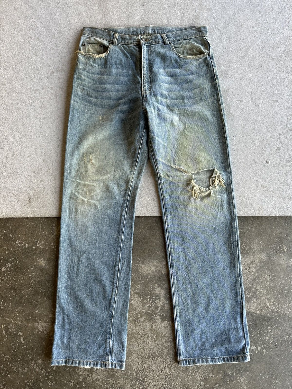 The Smiths OFFERS🔥Vintage SMITH’S JEANS W37 L33 Distressed Denim Pants Size US 37 - 1 Thumbnail