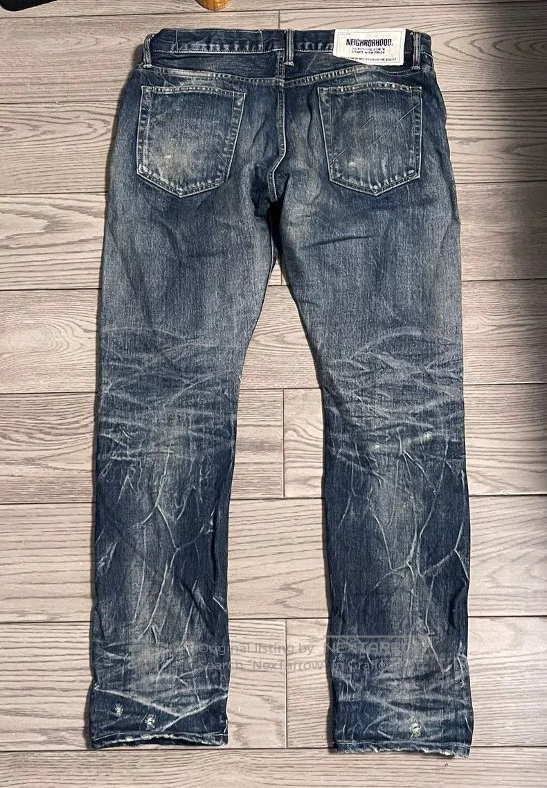 Neighborhood NEIGHBORHOOD Distressed Denim Jeans. Size US 34 / EU 50 - 2 Thumbnail