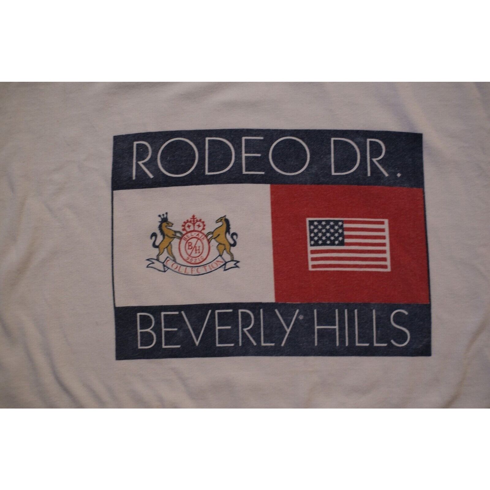 Other Vintage 1990s BASICSS Rodeo Dr Beverly Hills T-Shirt XL Size US XL / EU 56 / 4 - 2 Thumbnail