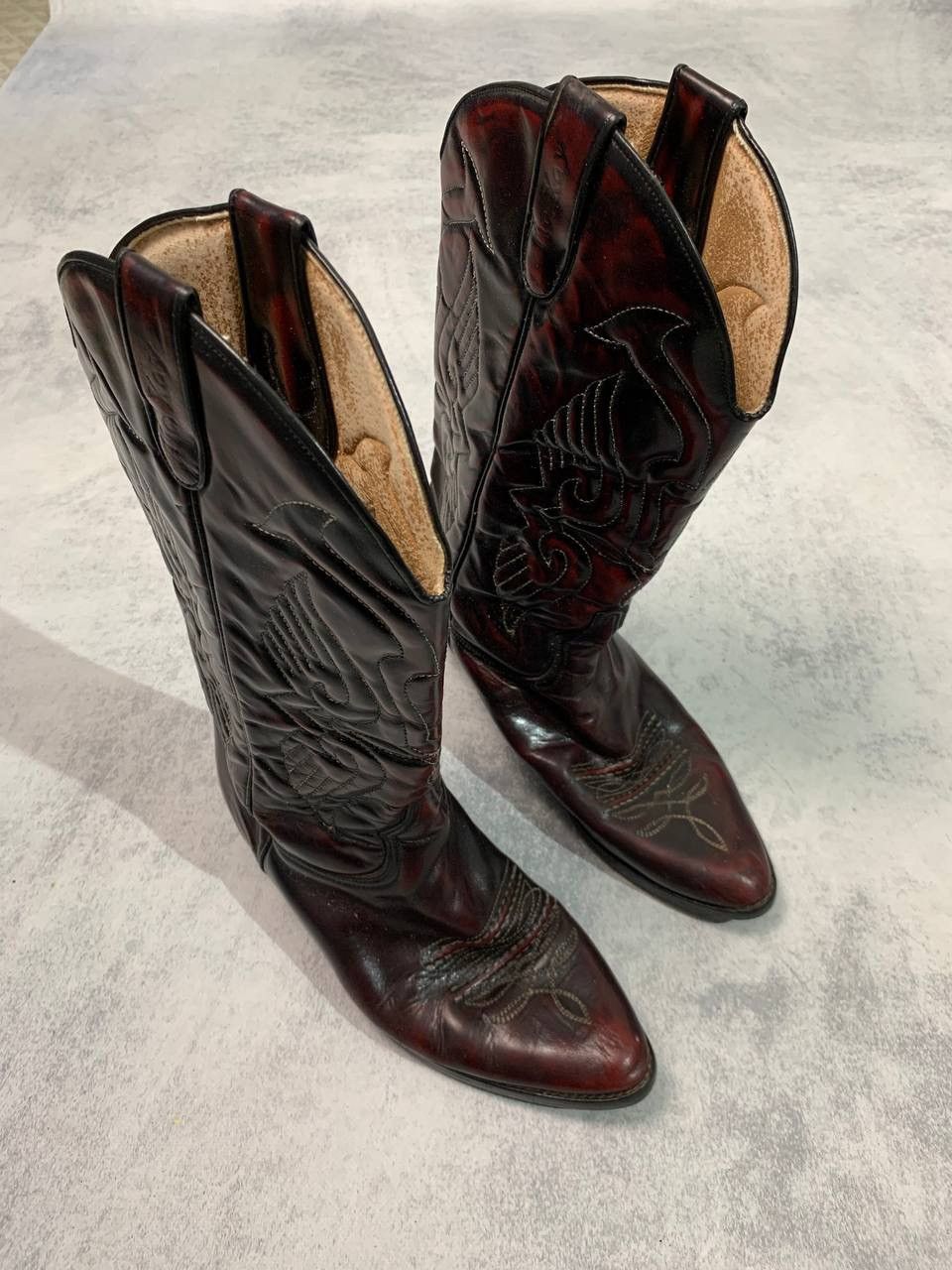 Vintage Mc.Kay rare vintage cossack cowboy western man high boots Size US 10 / EU 43 - 7 Thumbnail