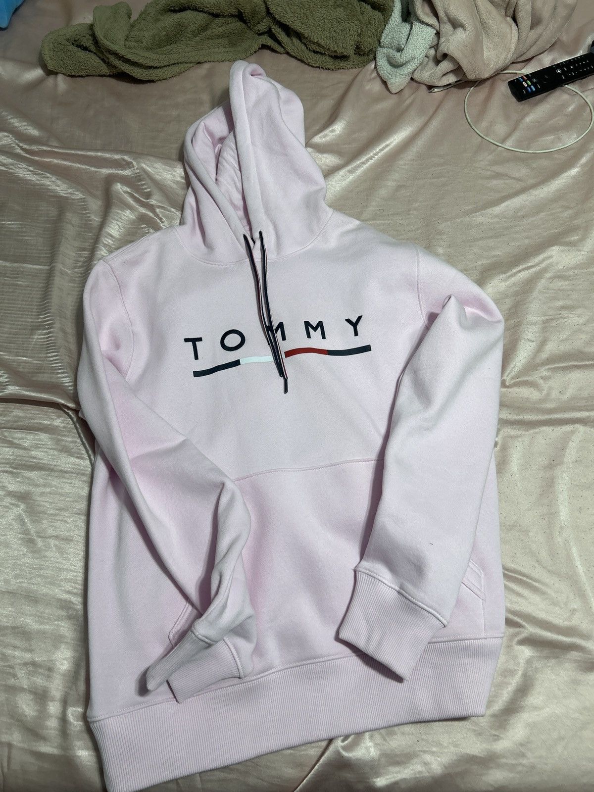 Tommy Hilfiger Tommy Hilfiger Light Pink Sweater Size L / US 10 / IT 46 - 2 Thumbnail