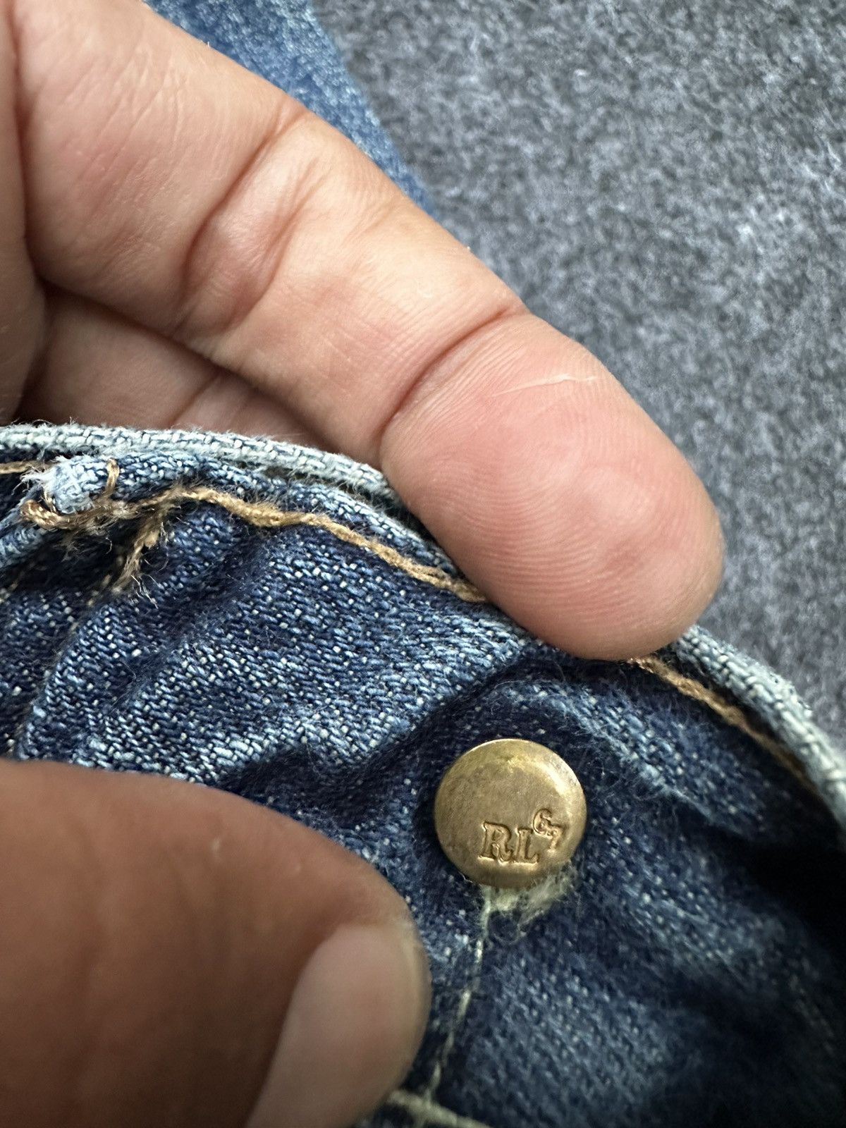 Ralph Lauren Polo Ralph Lauren Classic Fit Washed Denim 30x30 D63 Size US 30 / EU 46 - 11 Thumbnail