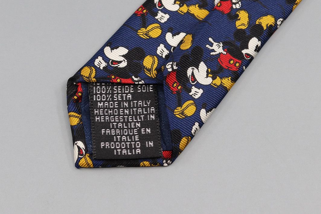 Disney Vintage Mickey Mouse Silk Tie – The Disney Store Size ONE SIZE - 4 Thumbnail