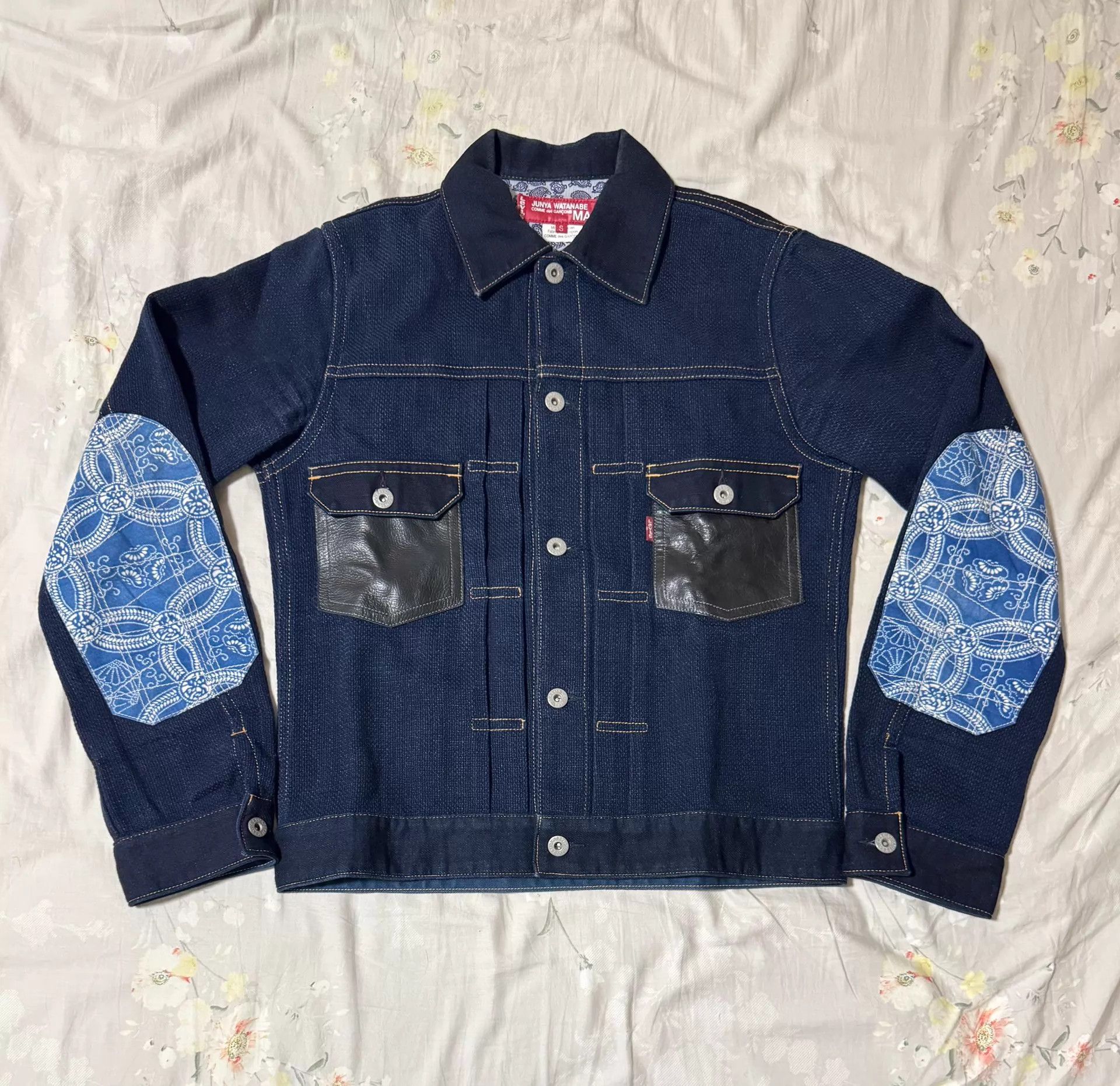 Junya Watanabe Junya Watanabe x Levi's 14aw Sashiko Indigo Jkt S Size US S / EU 44-46 / 1 - 1 Thumbnail