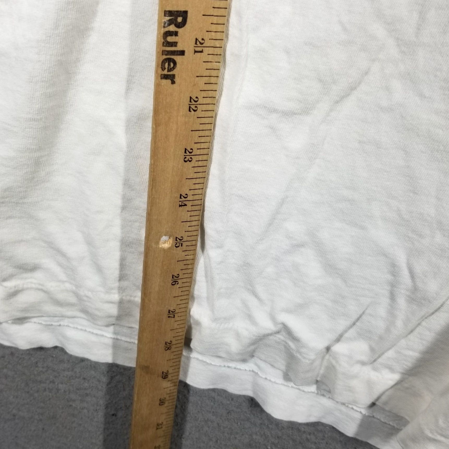 Fruit Of The Loom VINTAGE Alpine Pocket Tee Mountain Graphic Made USA Men XL White T-Shirt Canvas 90s Mens Size US XL / EU 56 / 4 - 6 Thumbnail