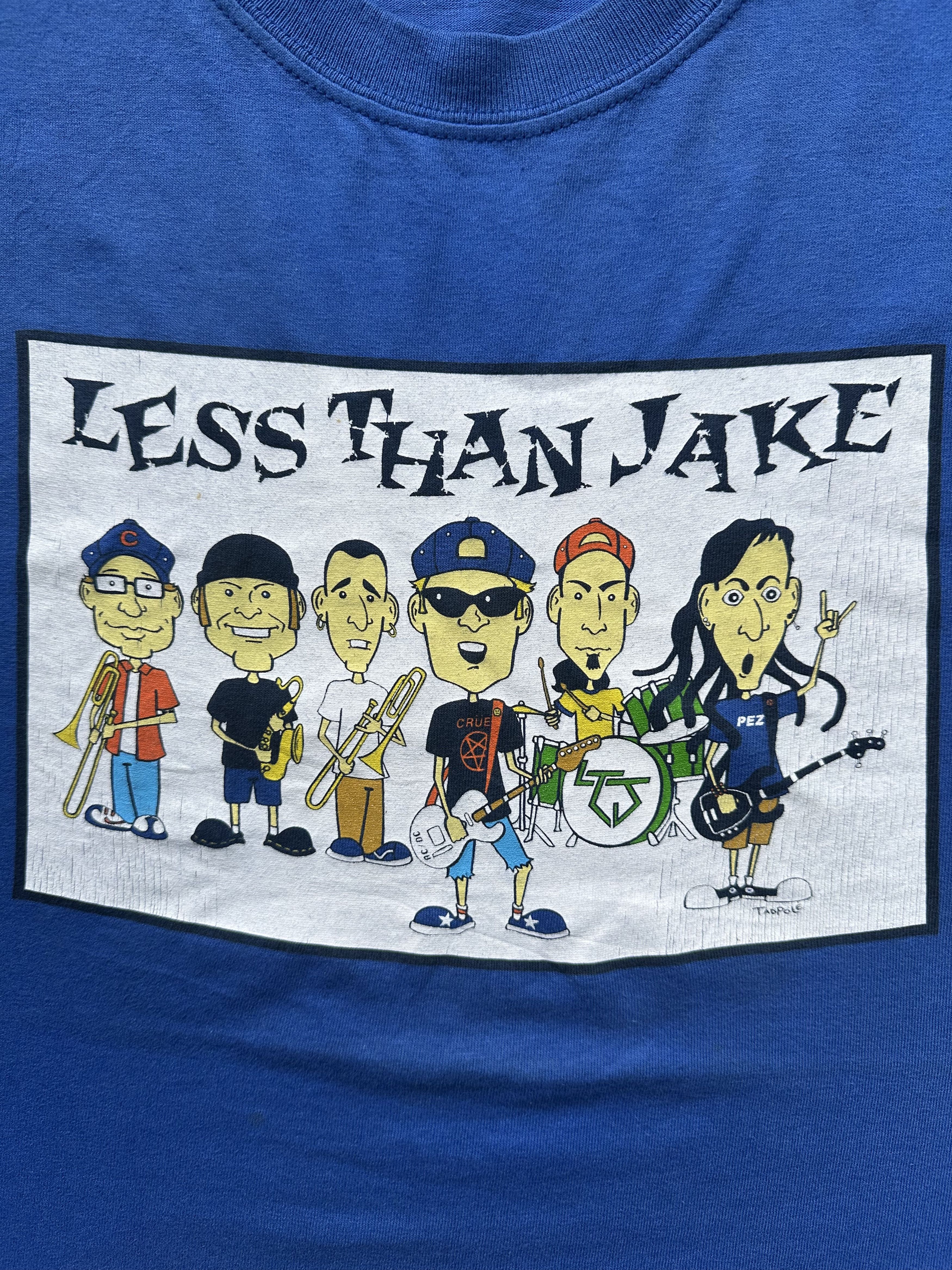 Band Tees Vintage 90s Less Than Jake Punk Rock Band Tee Size US L / EU 52-54 / 3 - 3 Thumbnail