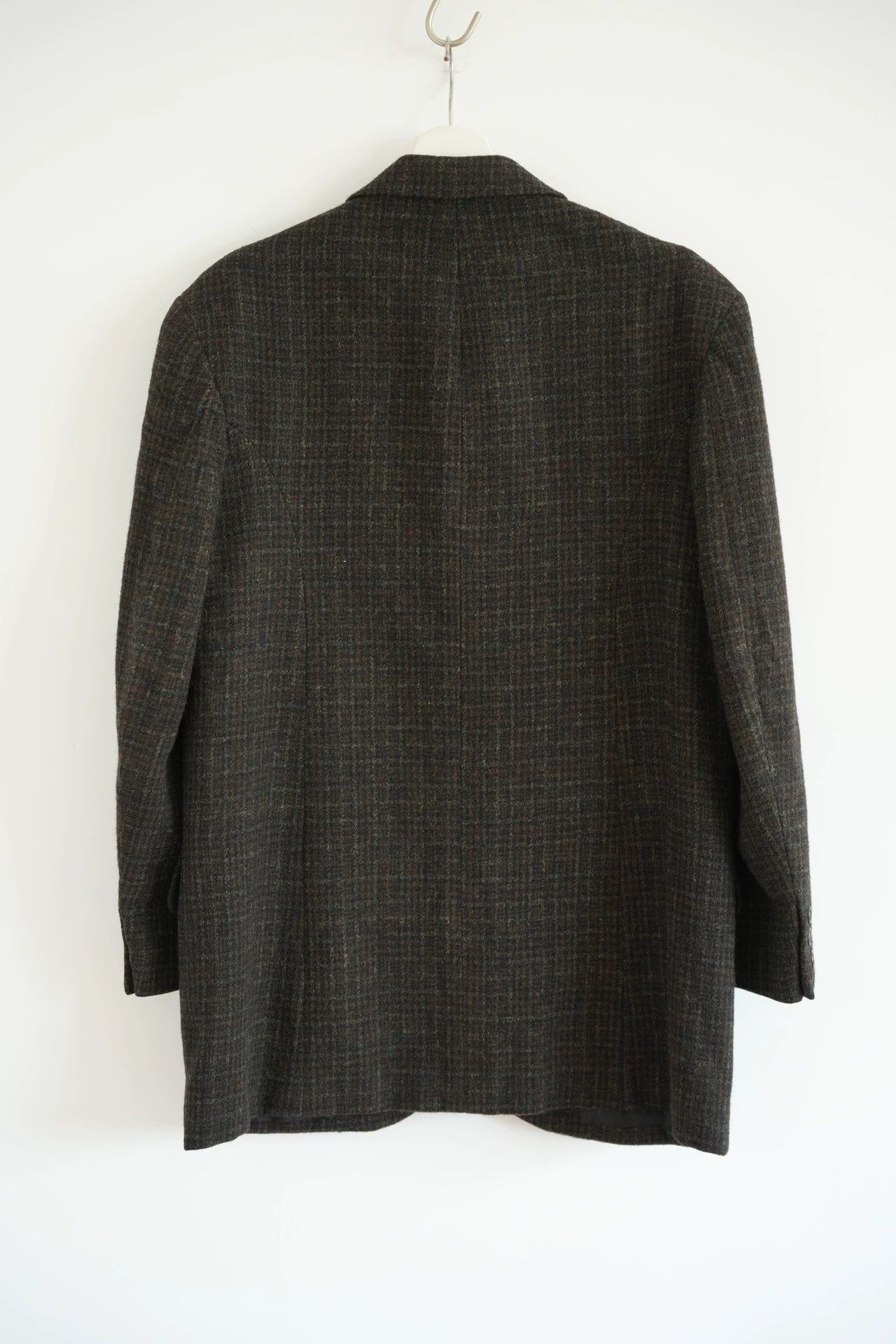 Yohji Yamamoto Yohji Yamamoto Y's 80s Vtg Plaid Brown Wool Blazer Size US M / EU 48-50 / 2 - 2 Thumbnail