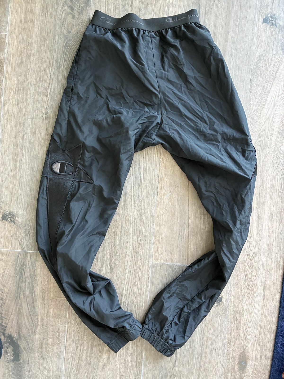 Champion × Rick Owens NYLON SWEAT PANTS - UNISEX Size US 26 / EU 42 - 2 Thumbnail