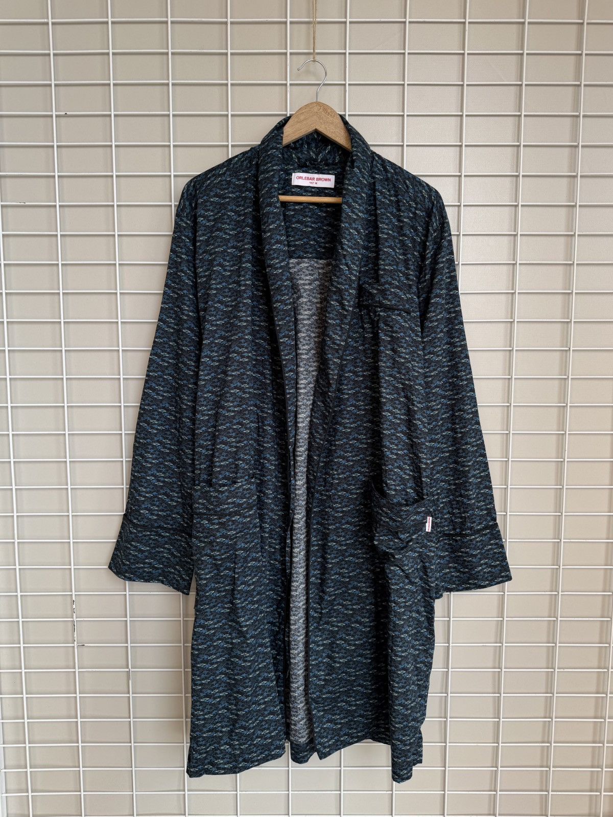 Orlebar Brown Orlebar Brown Lightweight Robe Mens Size M Geometric Print Size US M / EU 48-50 / 2 - 1 Thumbnail