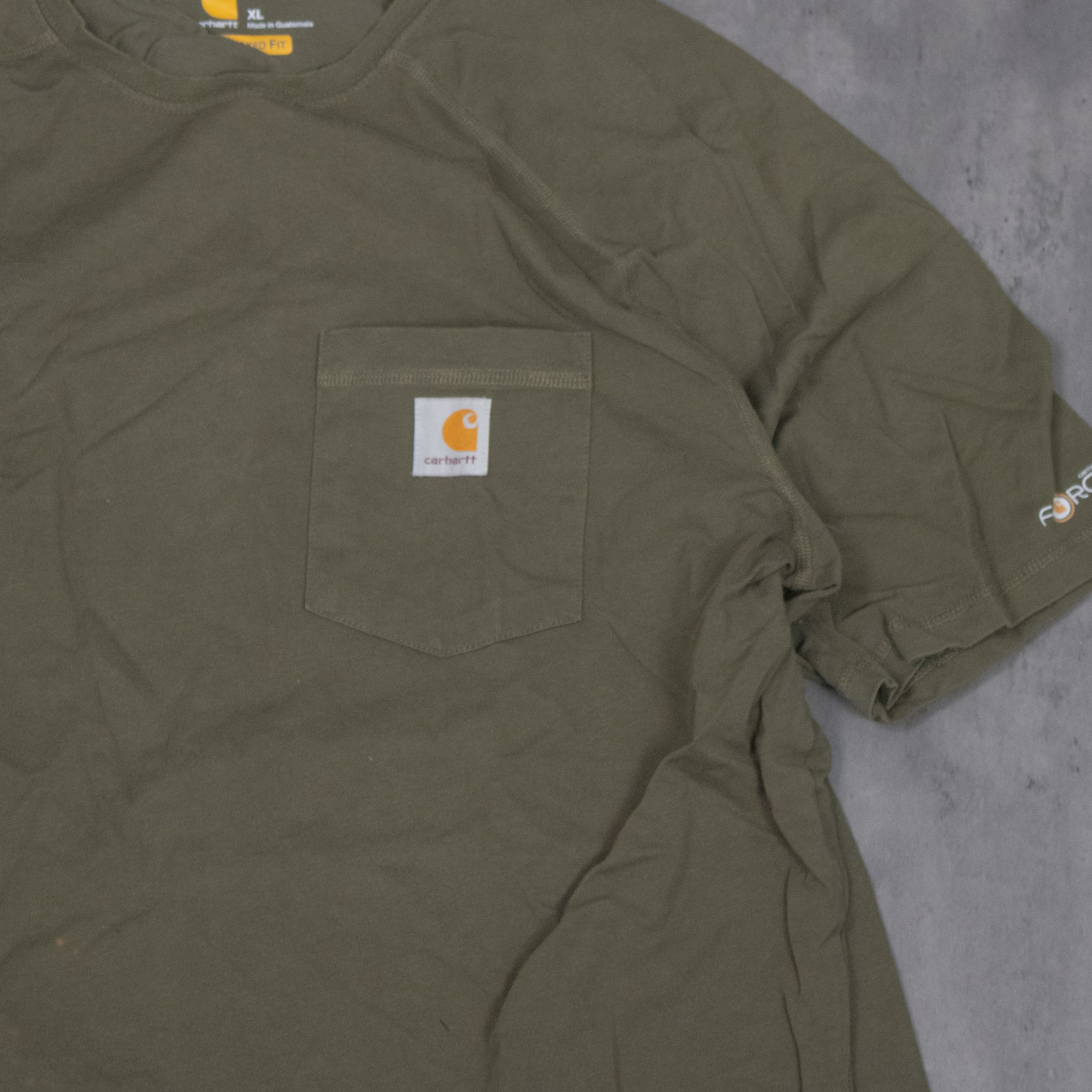 Carhartt Carhartt Forest Green Pocket T-Shirt Size US L / EU 52-54 / 3 - 5 Thumbnail