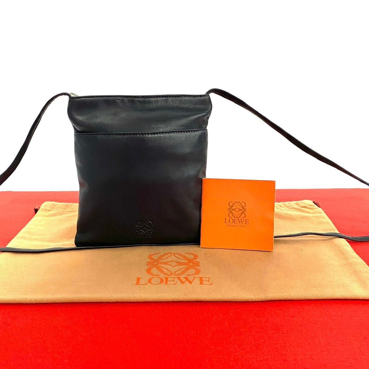 Loewe Loewe Shoulder Bag Black Leather Size ONE SIZE - 1 Thumbnail
