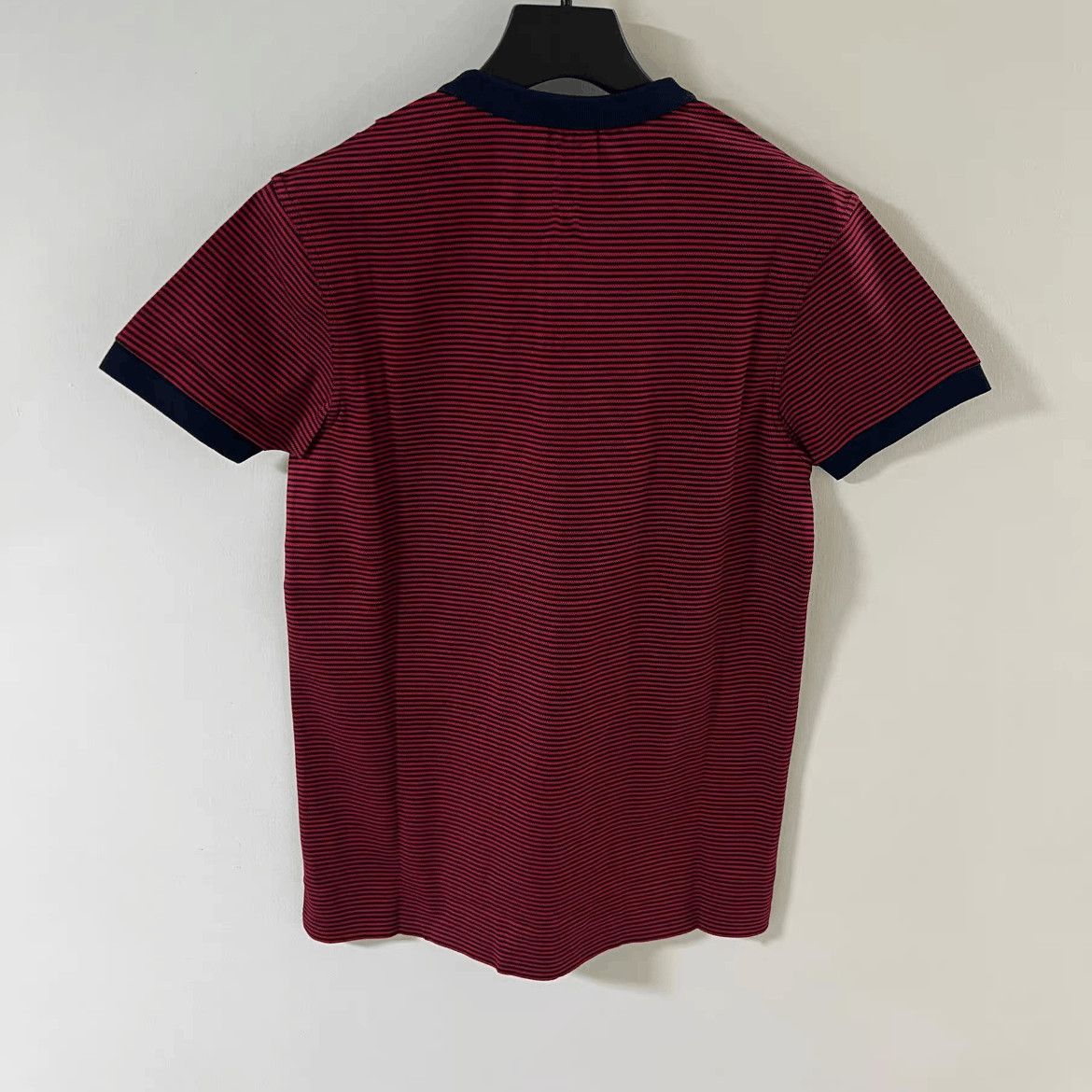 Saint Laurent Paris Saint Laurent Paris Henry Neck Stripe Tee-2508 Size US S / EU 44-46 / 1 - 2 Thumbnail