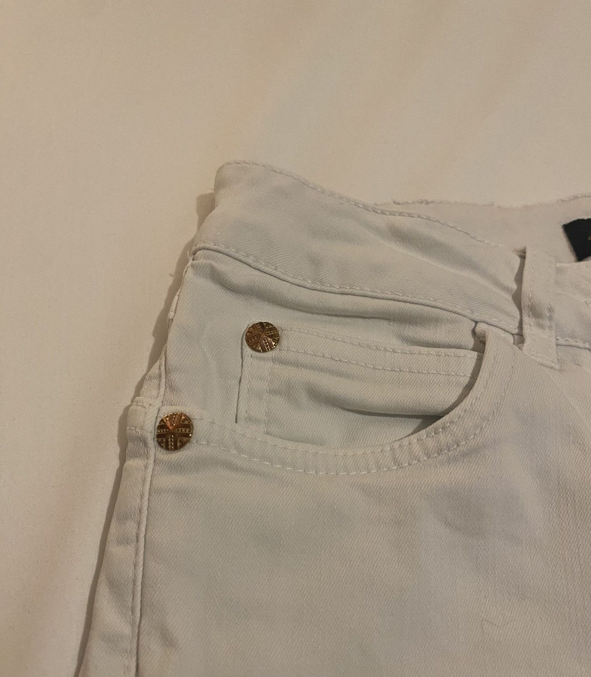 Etro Luisa Spagnoli white jeans size 38 42 made in italy premium Size 27" / US 4 / IT 40 - 3 Thumbnail
