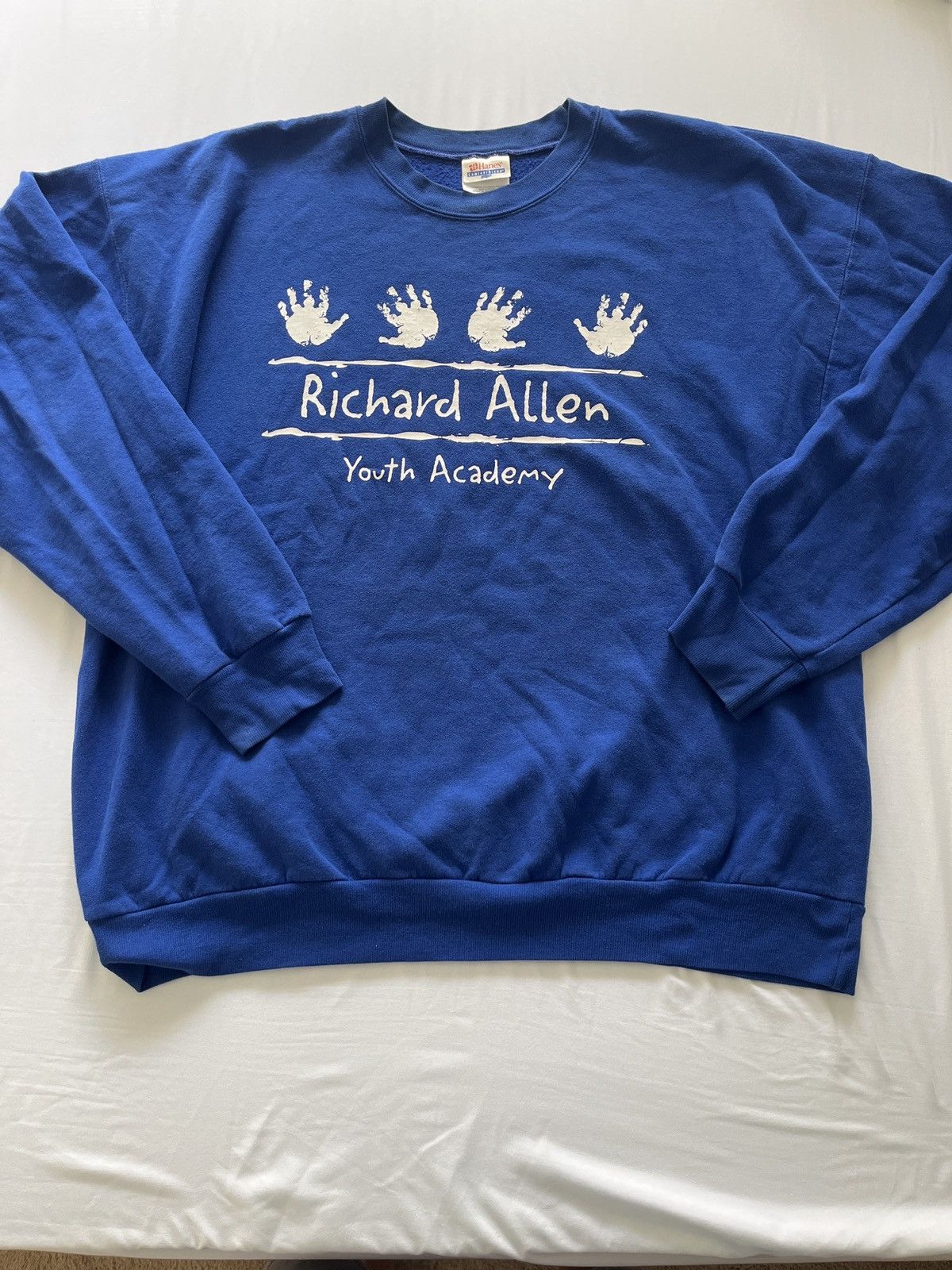 Vintage Vintage Richard Allen Youth Academy Sweatshirt Size US XL / EU 56 / 4 - 1 Thumbnail