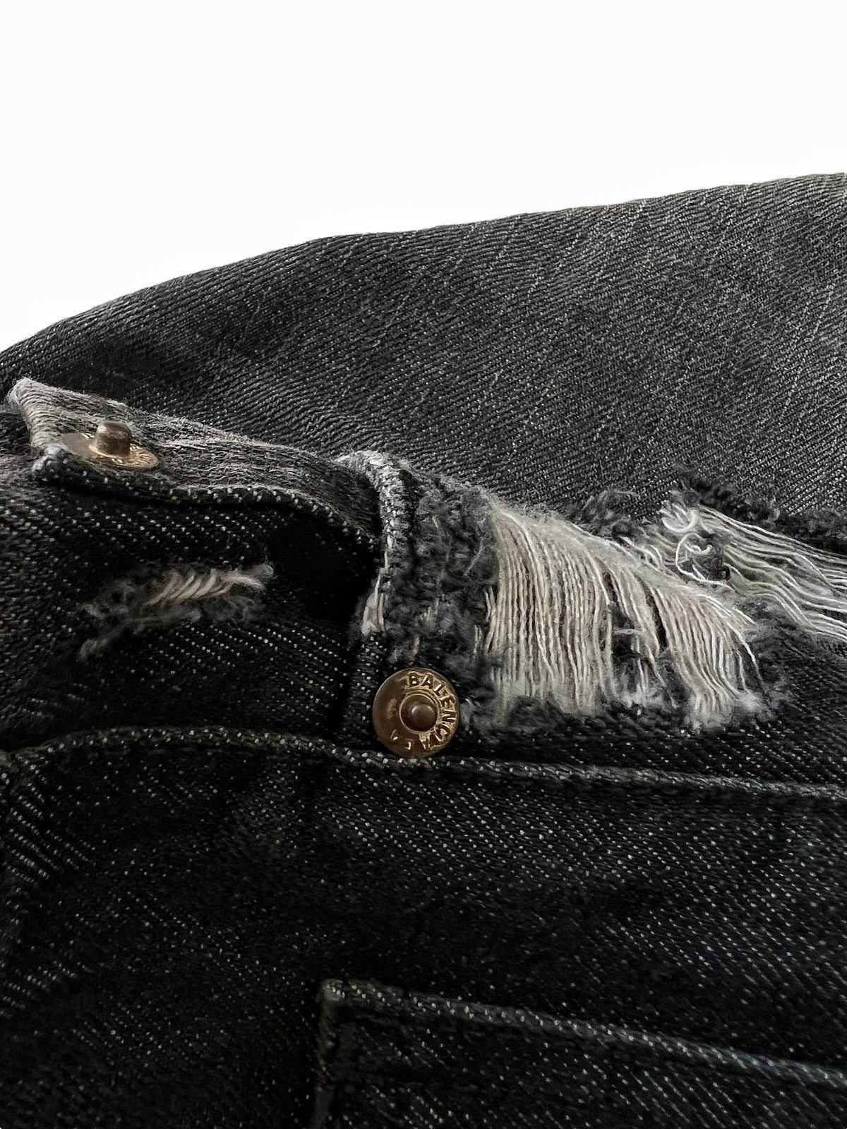 Balenciaga SS22 Destroyed Super Baggy Skater Denim Size US 34 / EU 50 - 12 Thumbnail