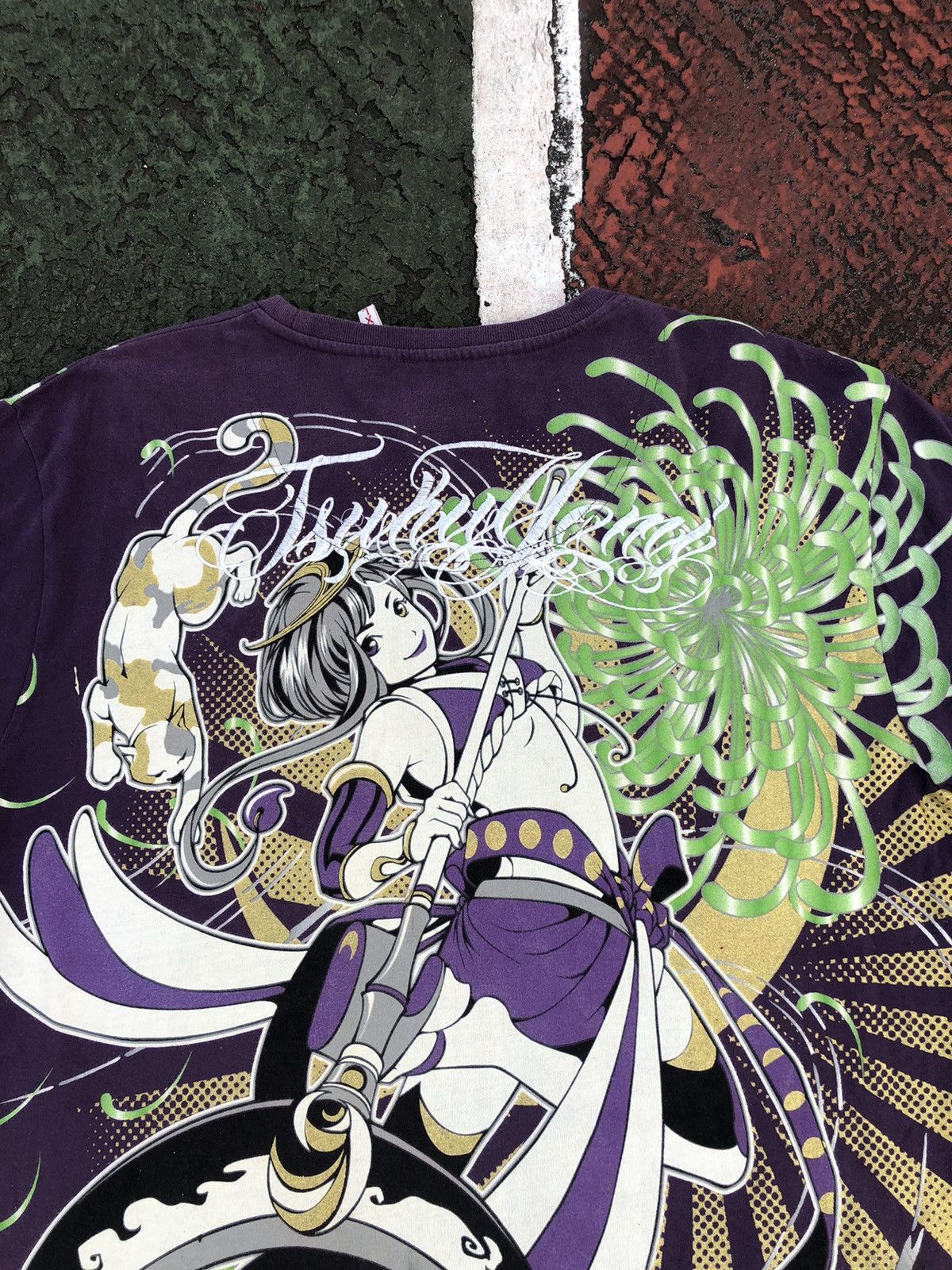 Japanese Brand 💥RARE💥Vintage OVP Sukajan Anime X Sexy Girl Tshirt Size US XXL / EU 58 / 5 - 4 Thumbnail