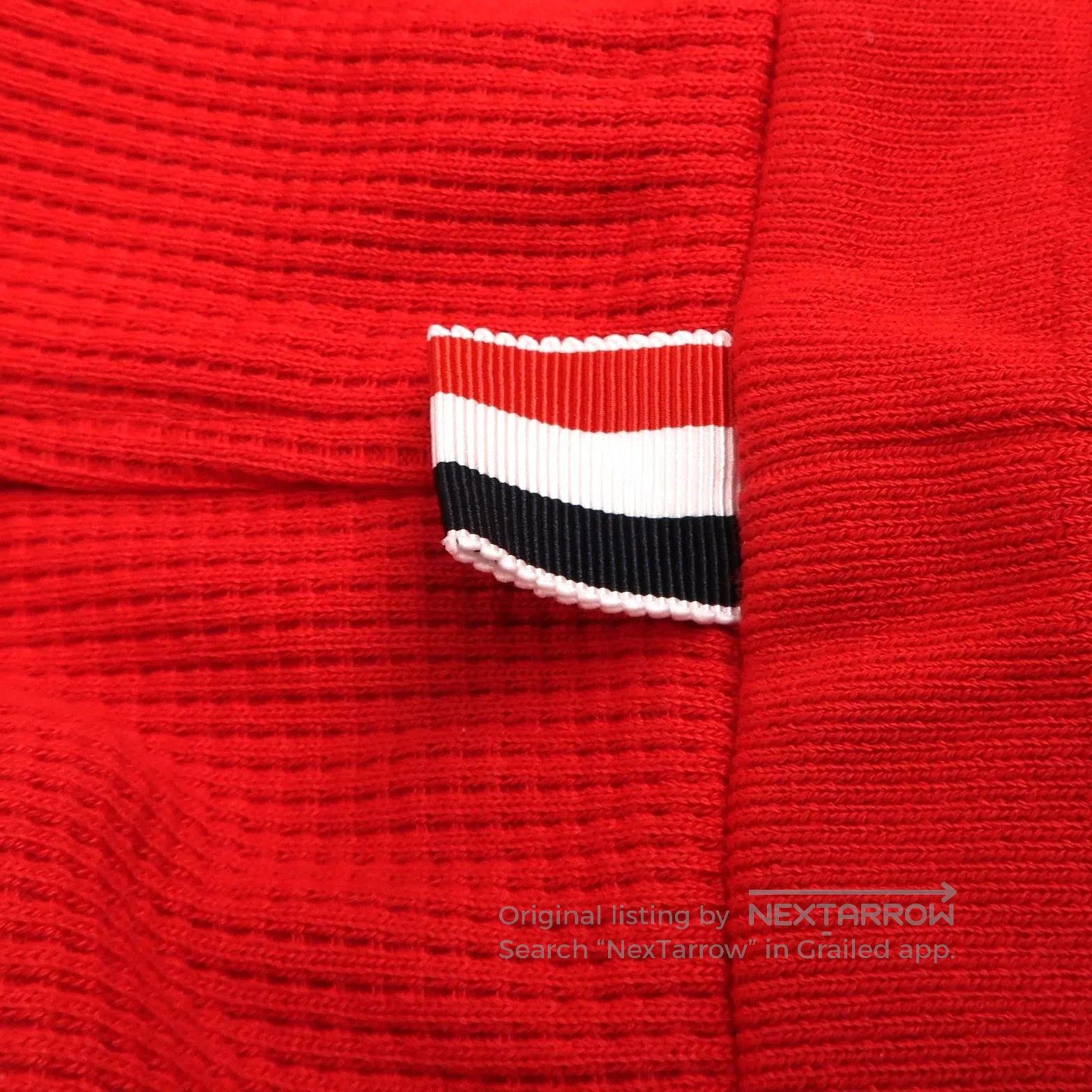 Thom Browne Thom Browne Red Stripe Drawstring Shorts M. Size US 26 / EU 42 - 1 Thumbnail