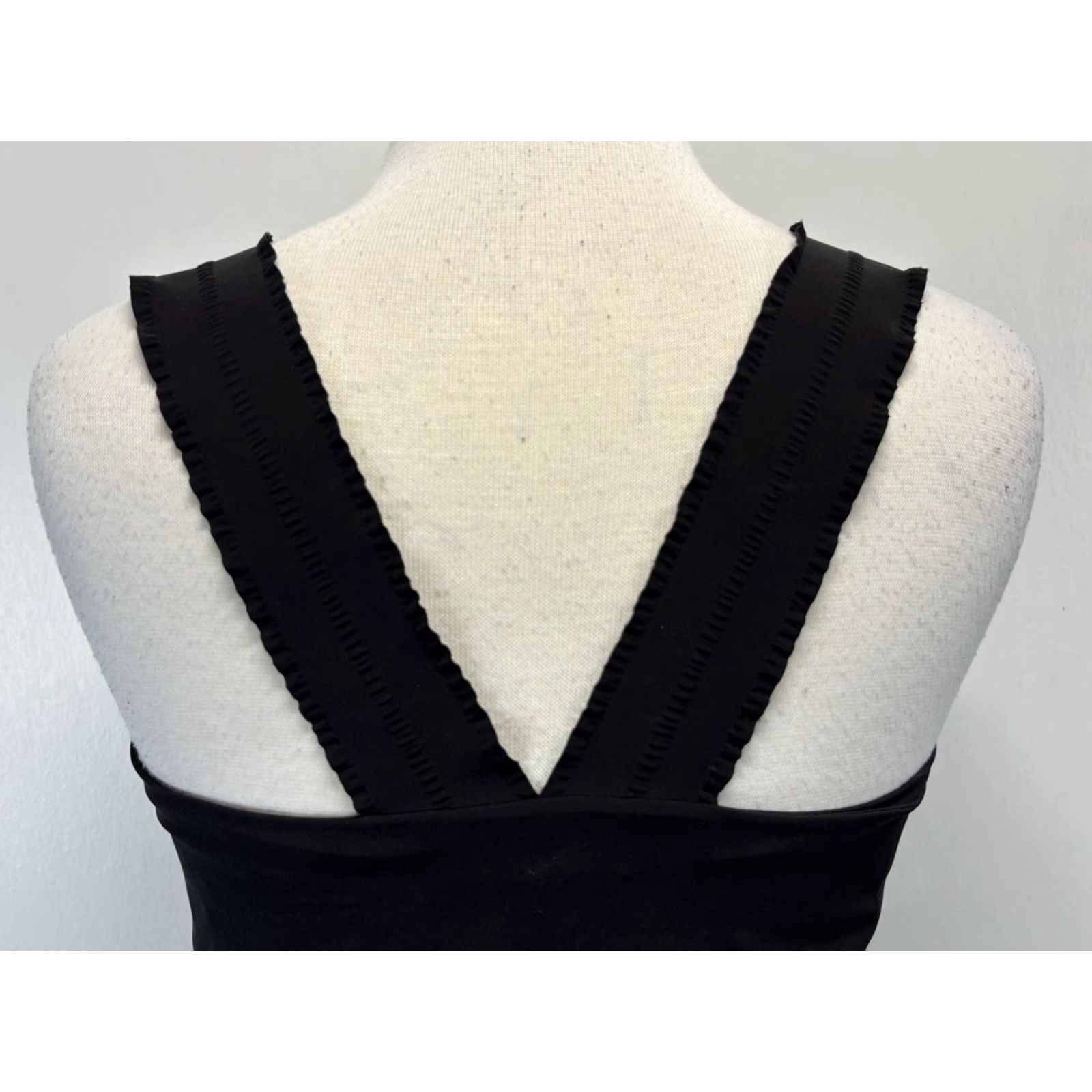 Athleta Athleta Women's Size Small Black Savannah Strap Mini Athletic Tie Waist Dress Size S / US 4 / IT 40 - 7 Thumbnail