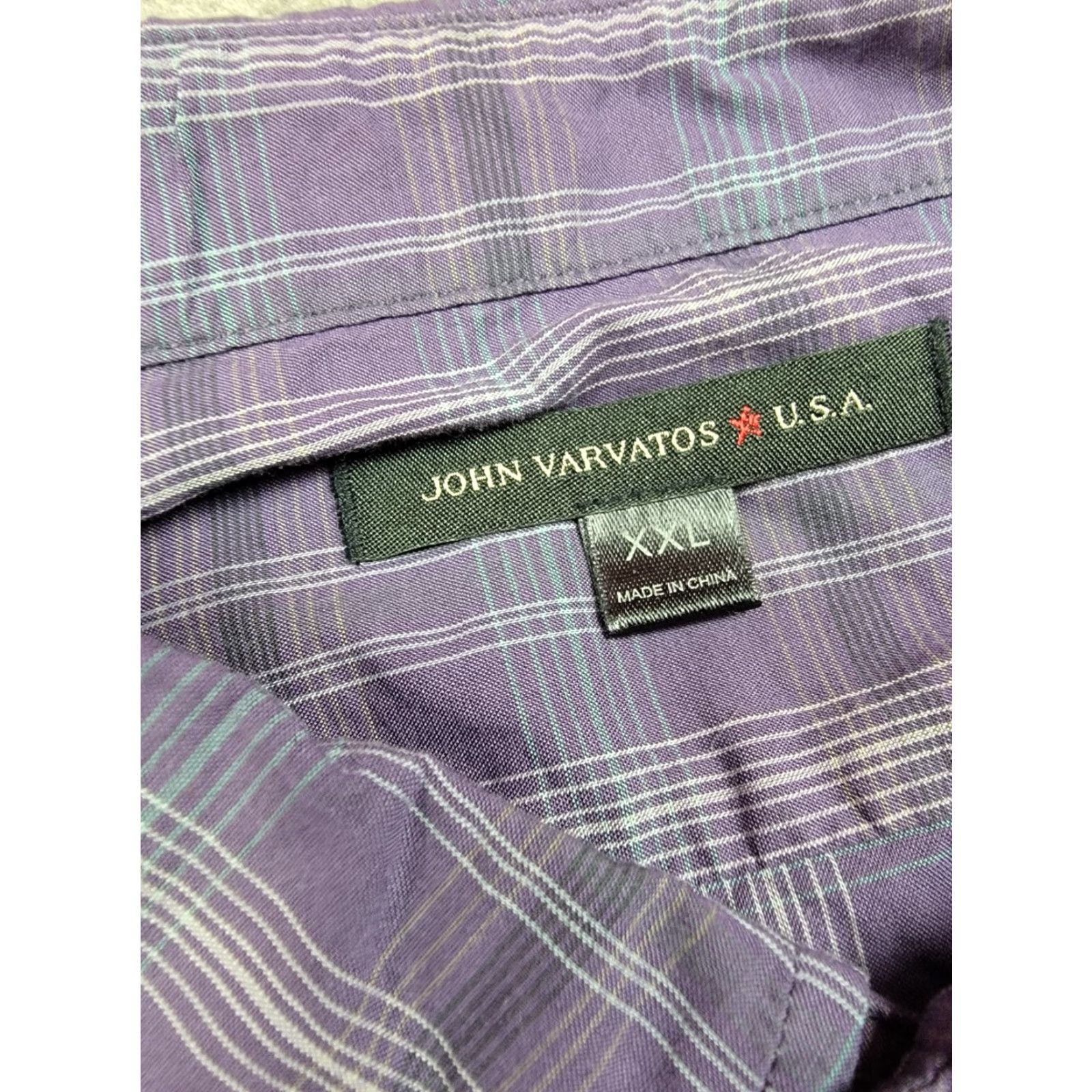 John Varvatos John Varvatos Shirt Mens 2XL Plaid Button-Down Casual Classic Preppy Multicolor Cotton Button-Up Shirt Mens 2XL Size US XXL / EU 58 / 5 - 2 Thumbnail