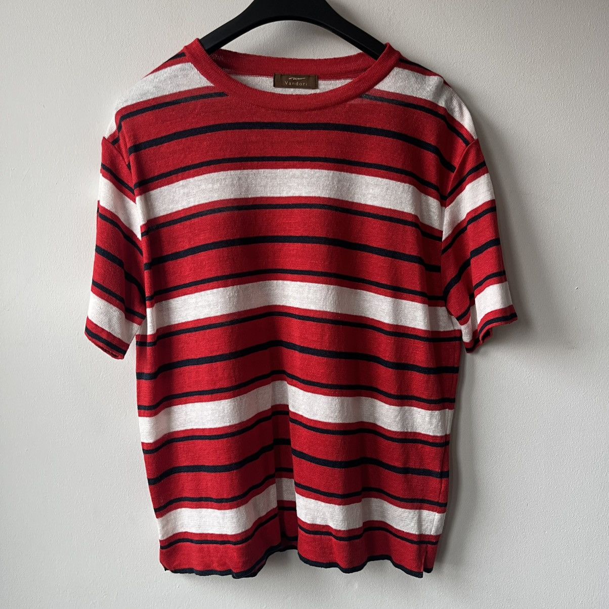 Japanese Brand × Loro Piana Vandori Knit Stripe Shirt Size US M / EU 48-50 / 2 - 2 Thumbnail