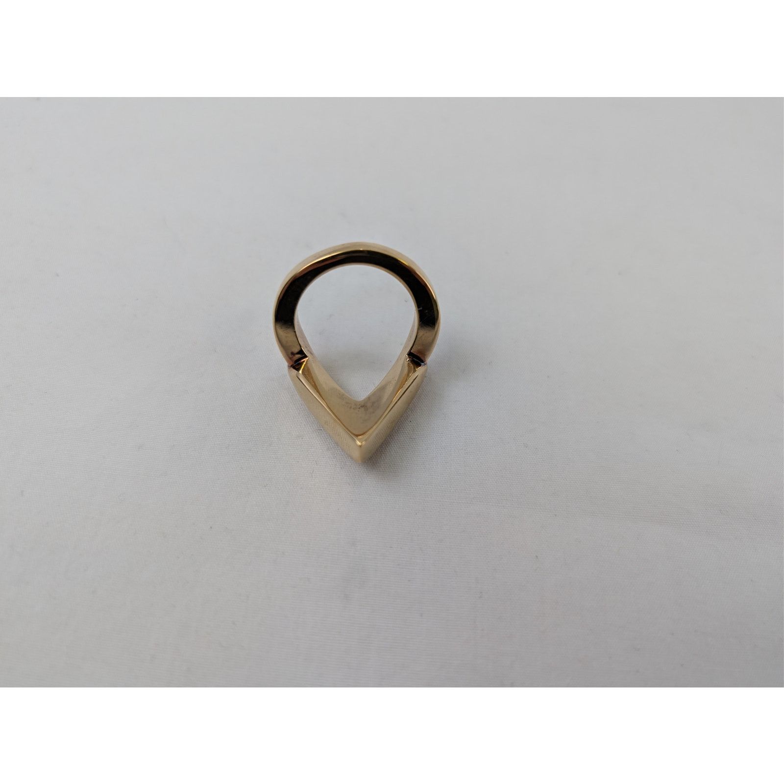 Bottega Veneta o1rshd1 Size: 19 / Gold F Sterling Silver Ring Yellow Gold Size ONE SIZE - 8 Thumbnail